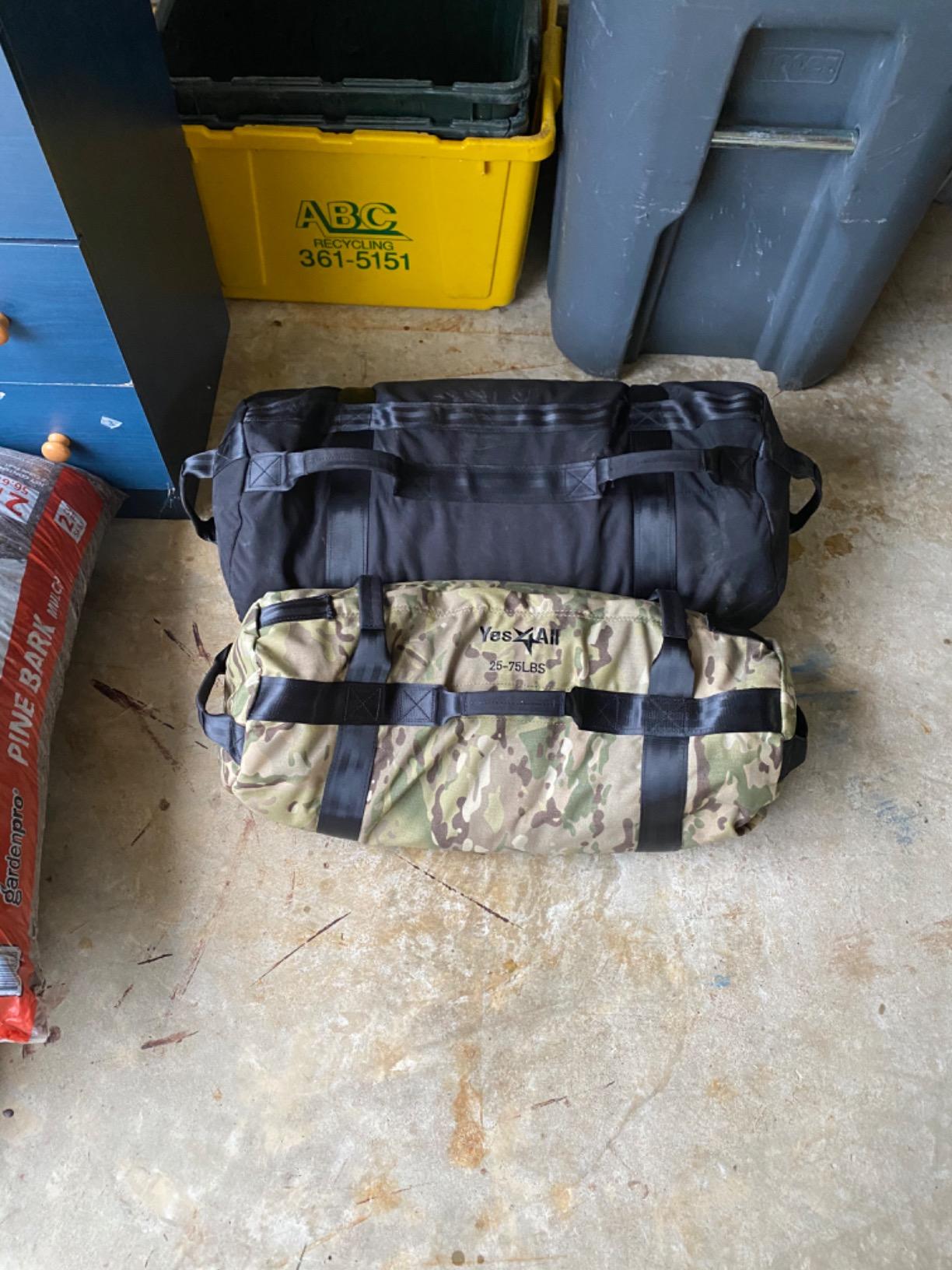 Yes4All Sandbags for Working Out, Adjustable Sand Bags for Weight Training with Handles, Multiple Colors & Sizes 5-200lbs customer photo 1