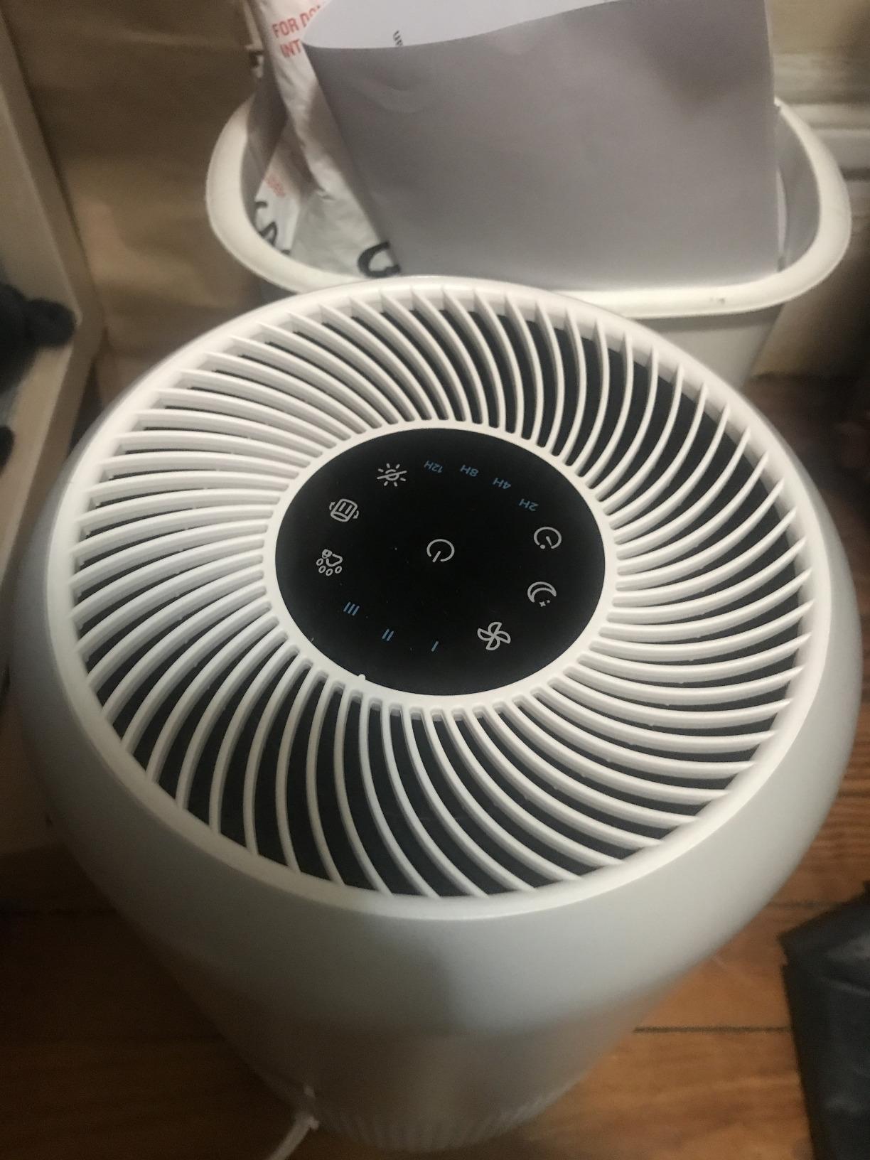 Levoit Air Purifier for Home Pets, Large Room Bedroom, AHAM VERIFIDE | HEPA Sleep Mode, Efficient Filter for Pet Dander, Odors, Captures Smoke, Dust, Pollen, Pet Lock, Core P350-P, Grey customer photo 2