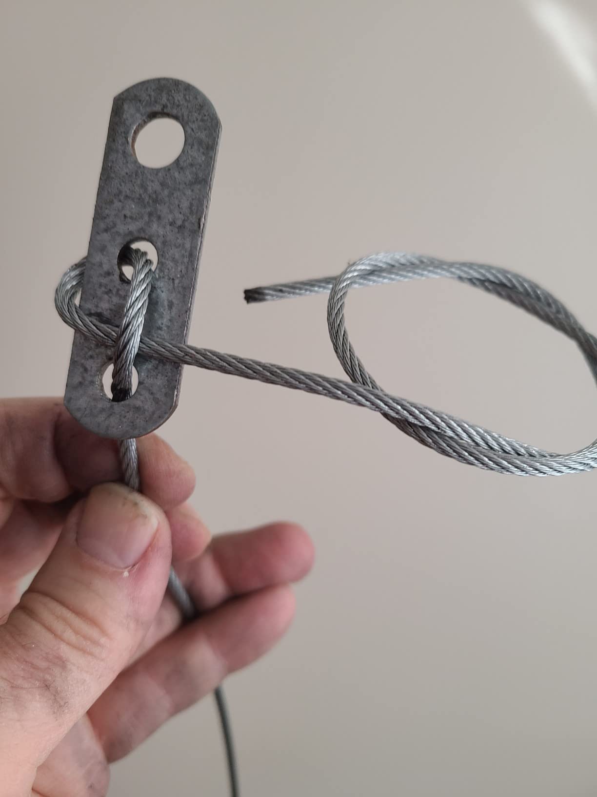 Garage Door Cable and Pulley Replacement Kit Including 4 Galvanized Aircraft Cables (2 Pairs) - 3/32