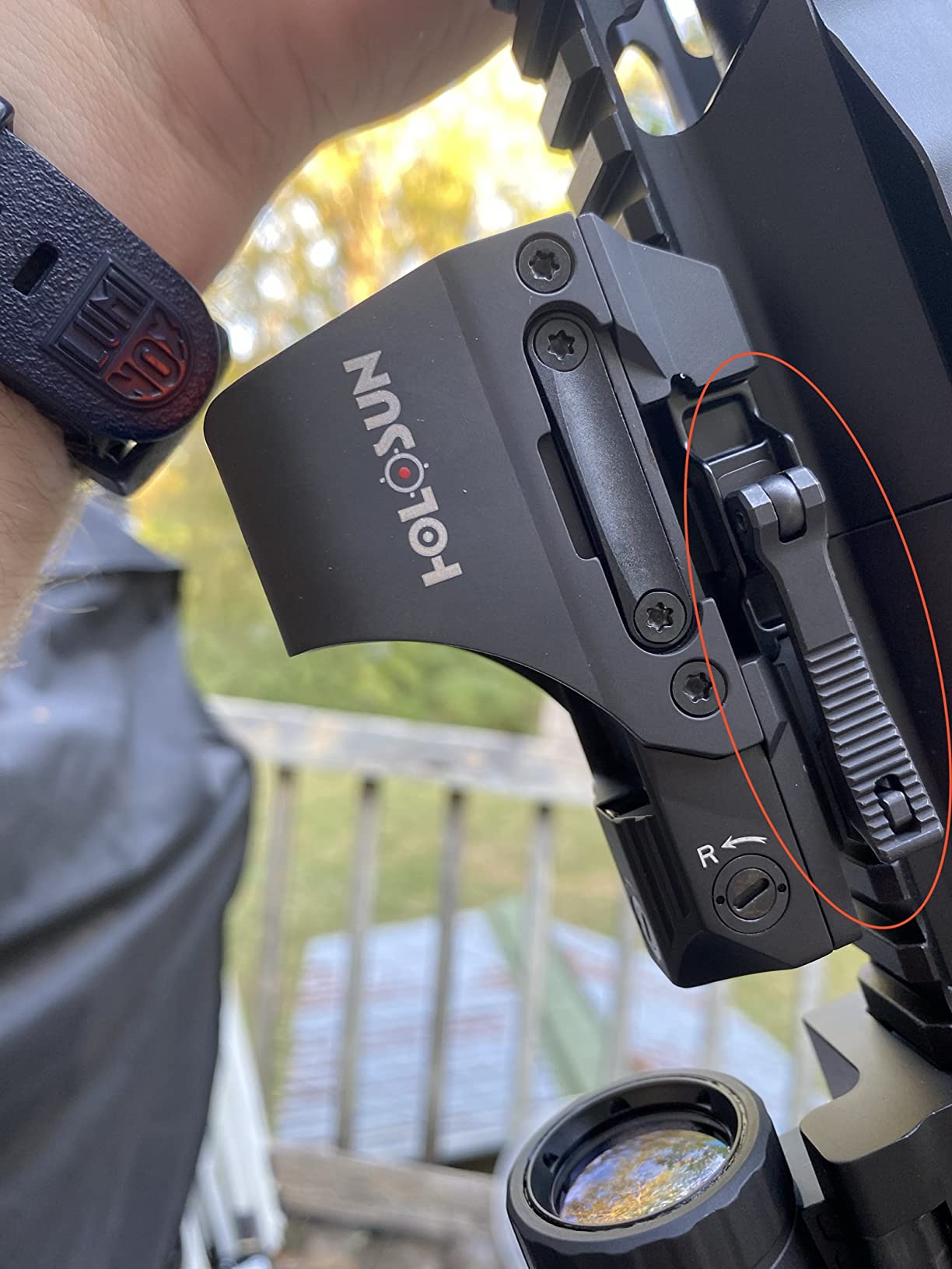 HOLOSUN 510C & HM3X Combo RED/Green Multi-Reticle Circle Dot Open Reflex Sight w/3x Flip-to-Side Magnifier 510C-HM3X customer photo 1