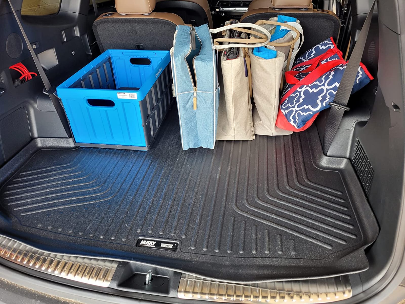 Husky Liners Weatherbeater Floor Mats | Fits 2020-2025 Kia Telluride | Front & 2nd Row, 3-pc Black - 95691 customer photo 1