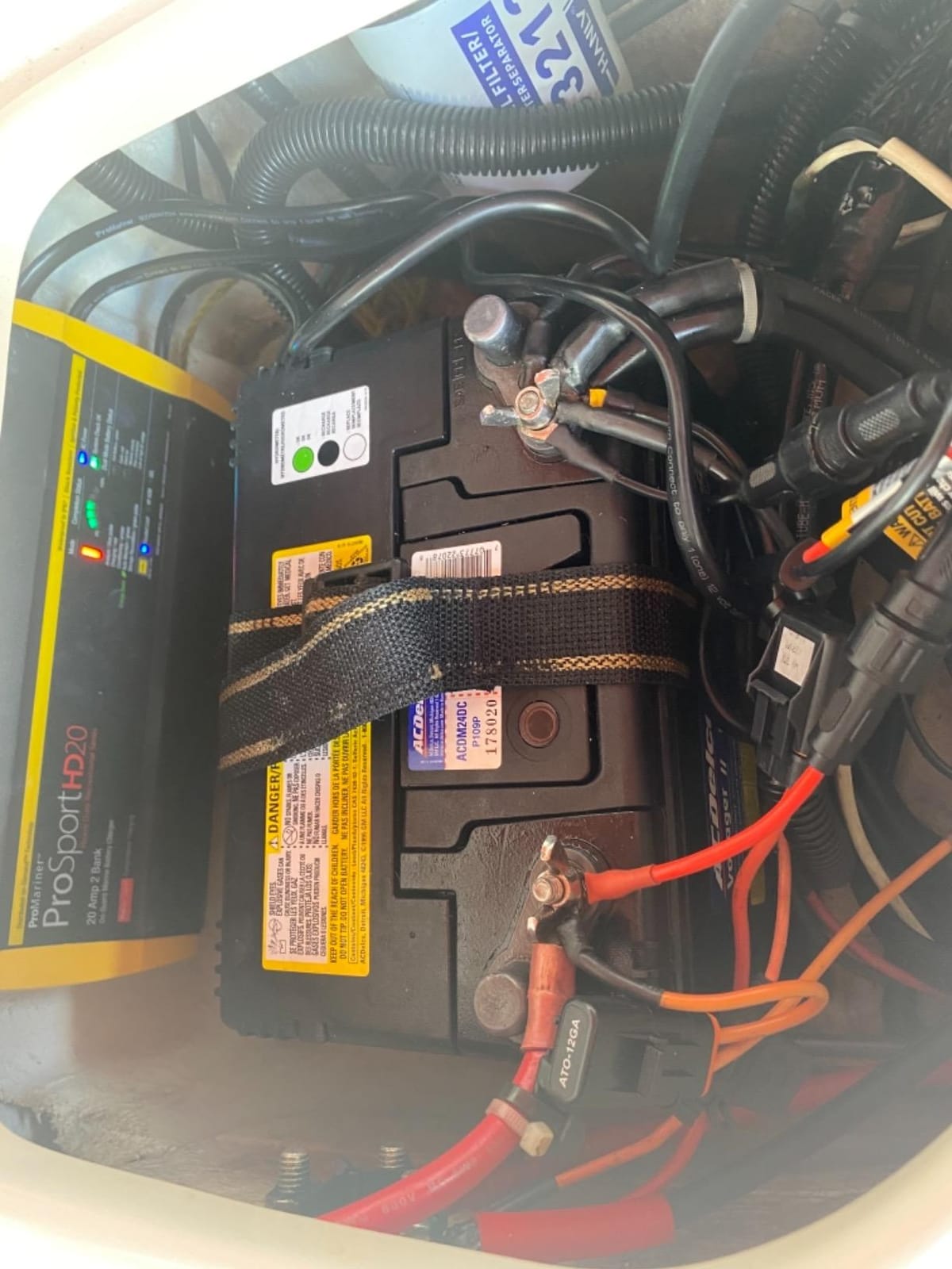 ProMariner 44020 ProSport HD Waterproof Marine Battery Charger, 20 Amp, 2 Bank customer photo 2