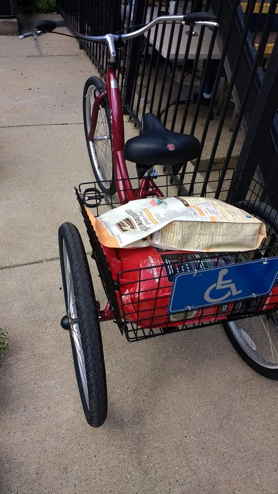 Schwinn Meridian Adult Tricycle, 3 Wheel Cruiser Bike, Single Speed, 26-Inch Wheels, Low Step-Through Frame, Cargo Basket, Rear Cargo Rack, Adjustable Seat, Great for Shopping and Recreation customer photo 1