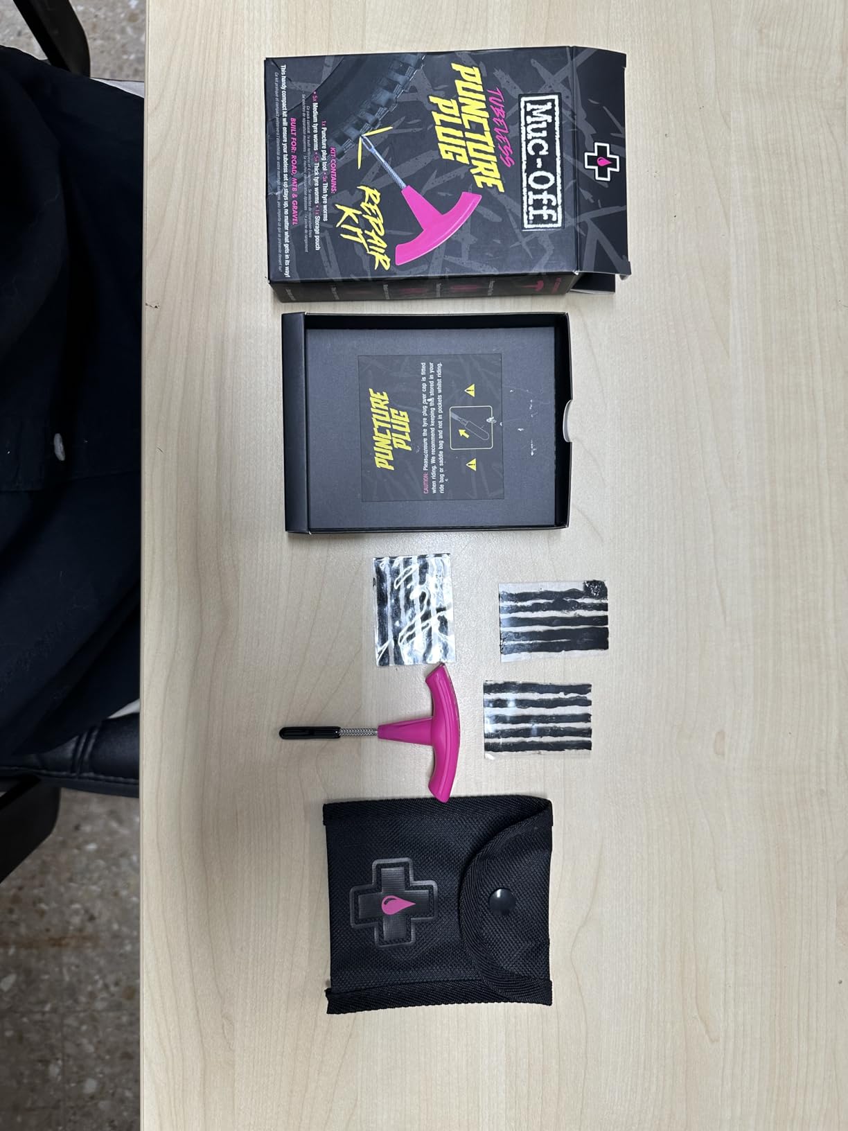 Muc-Off Puncture Plug Kit - Tubeless Tyre Puncture Repair with Plugger and Plugs customer photo 2