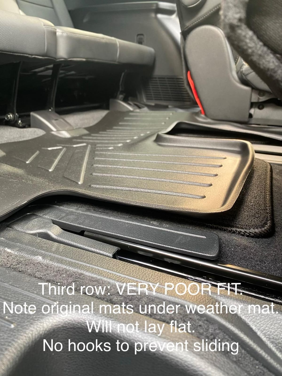 SMARTLINER All Weather Custom Fit 3 Row Floor Mat Liner Set Compatible with 2020-2025 Kia Telluride customer photo 1