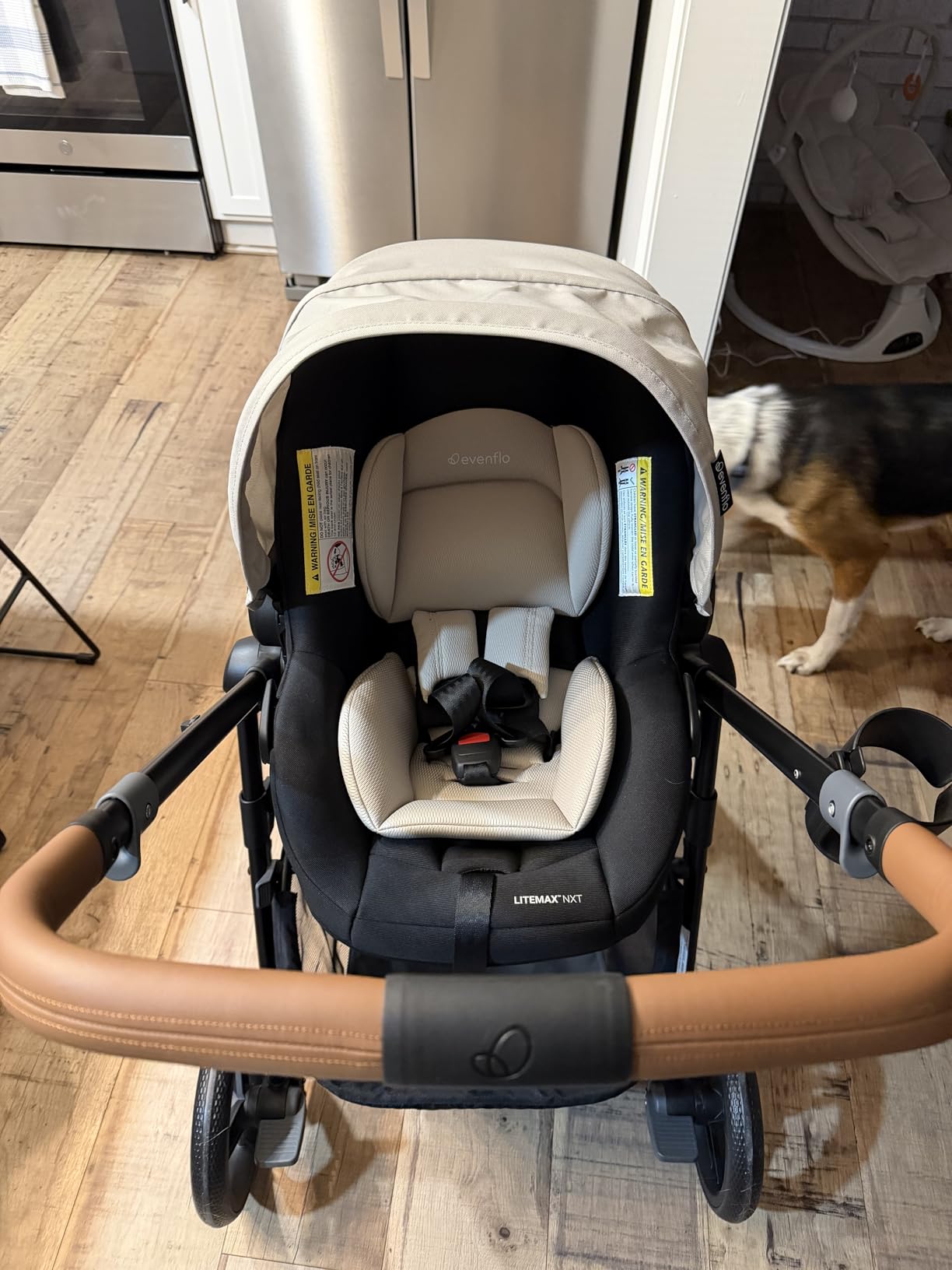 Evenflo Pivot NXT Travel System with LiteMax NXT Preemie and Infant Car Seat customer photo 2