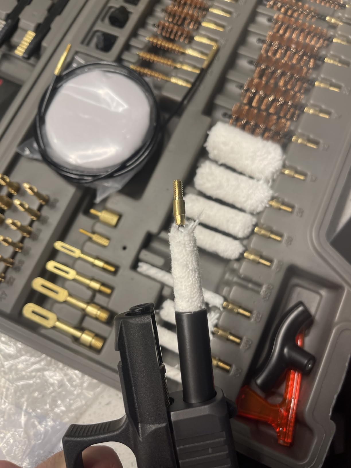 GLORYFIRE Elite Universal Gun Cleaning Kit with Reinforced Rods, All-Brass Brushes and Jags for all Caliber customer photo 2