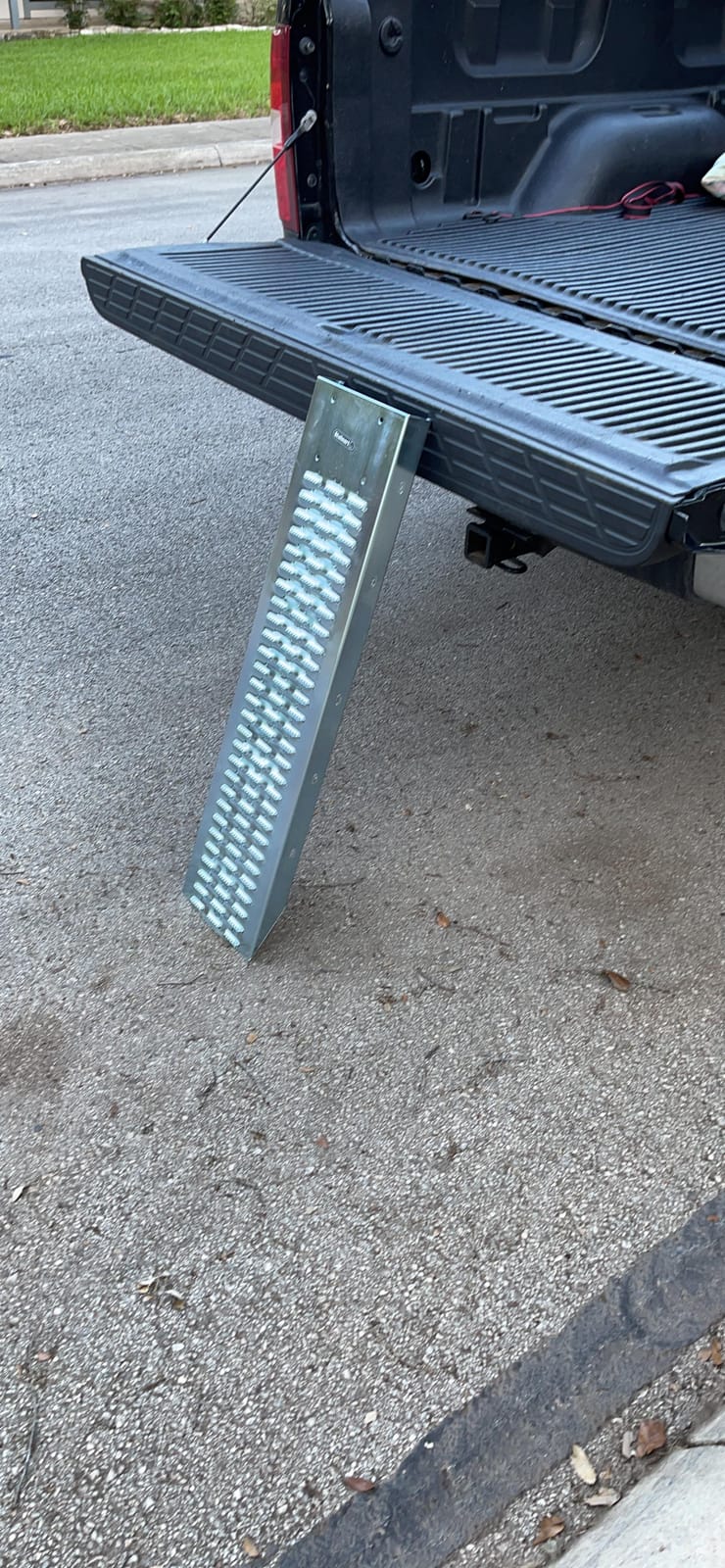 Loading Ramps - Set of Two 35.5-Inch Ramps for ATVs, Motorcycles, Mowers, Carts, and More - 1200lb Combined Capacity Shed Ramp Set by Stalwart customer photo 1
