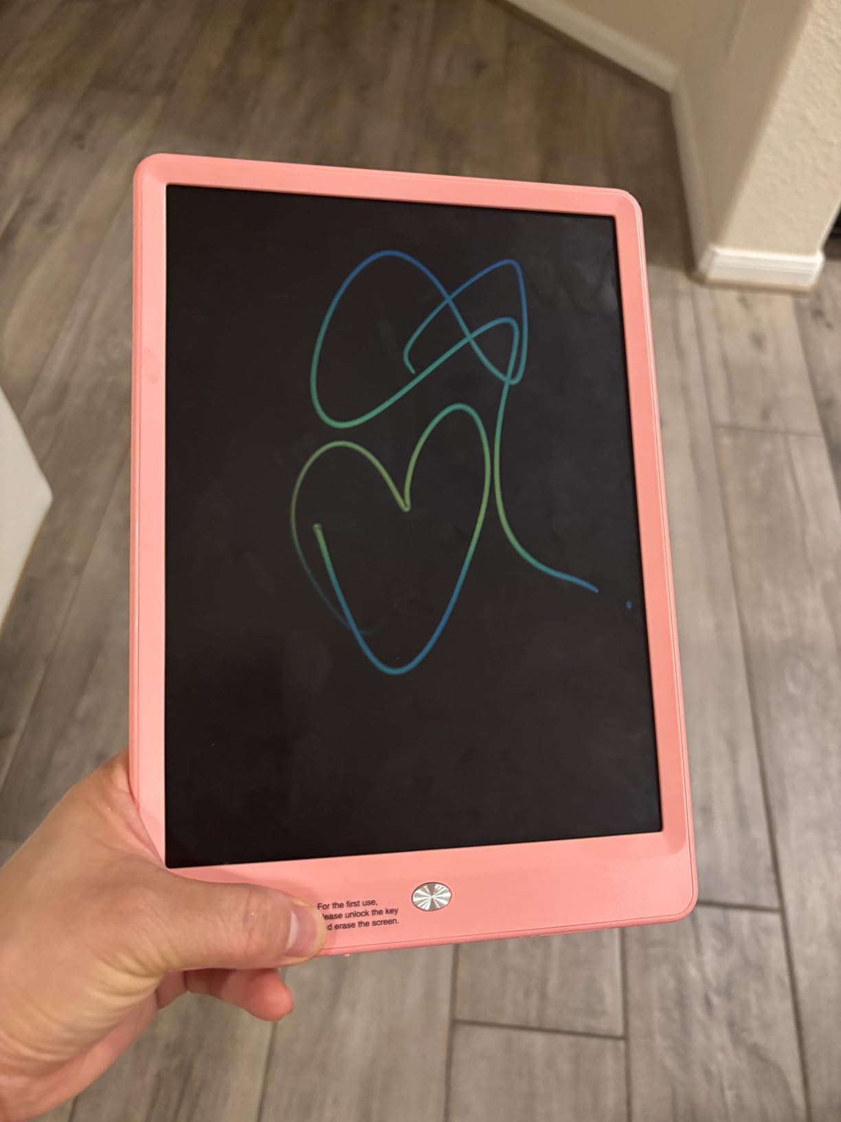 Bravokids 10 Inch LCD Writing Tablet for 3-8 Year Olds - Electronic Drawing Pad and Doodle Board as Educational Birthday Gifts for Girls and Boys (Pink) customer photo 1