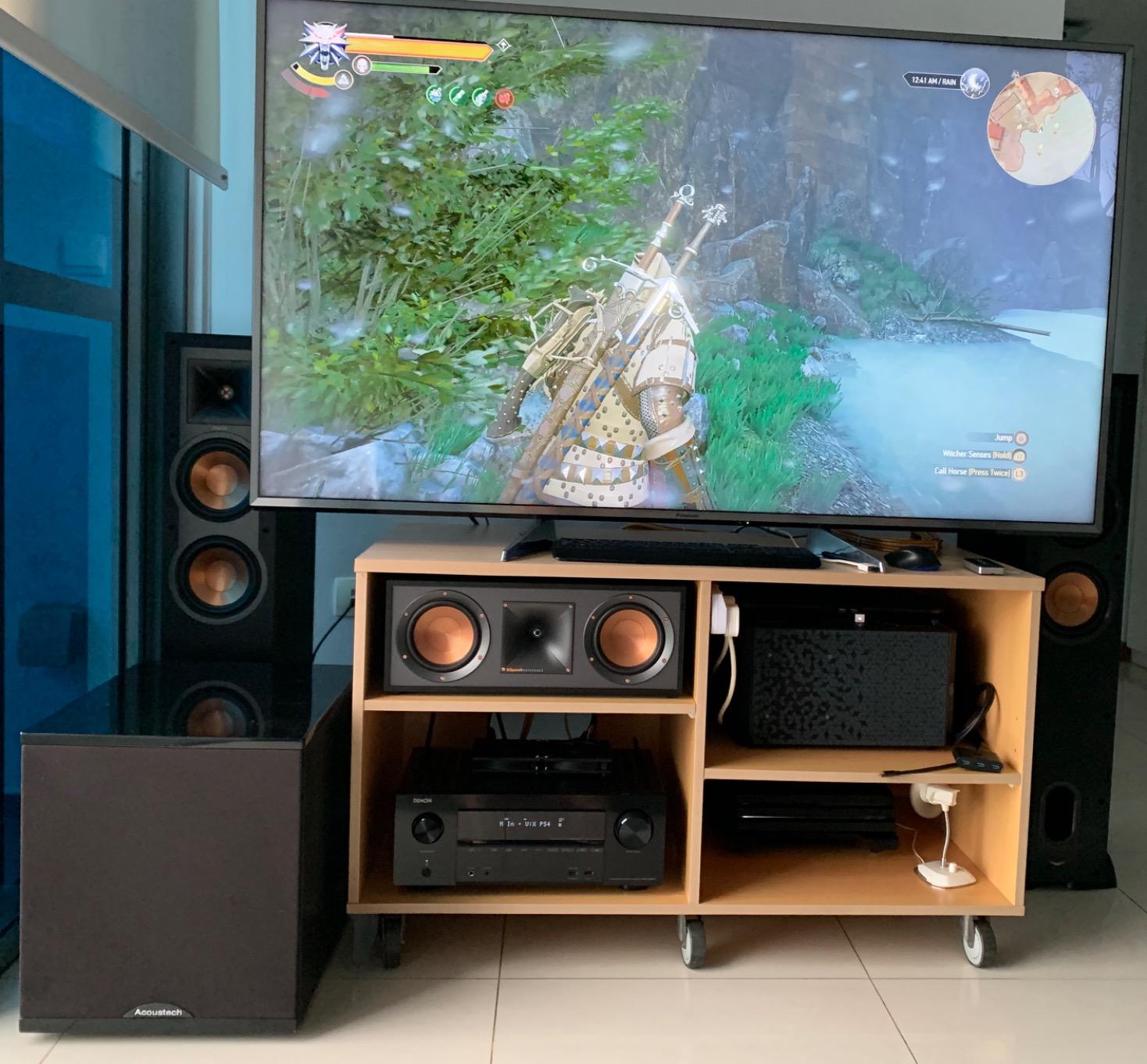 Klipsch Reference R-26FA Floorstanding Speaker Pair (Black) with Dolby Atmos customer photo 1