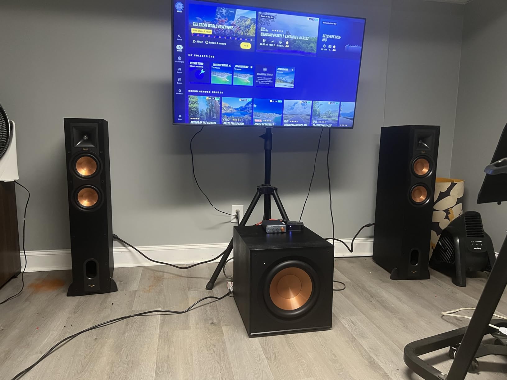 Klipsch Reference R-26FA Floorstanding Speaker Pair (Black) with Dolby Atmos customer photo 2