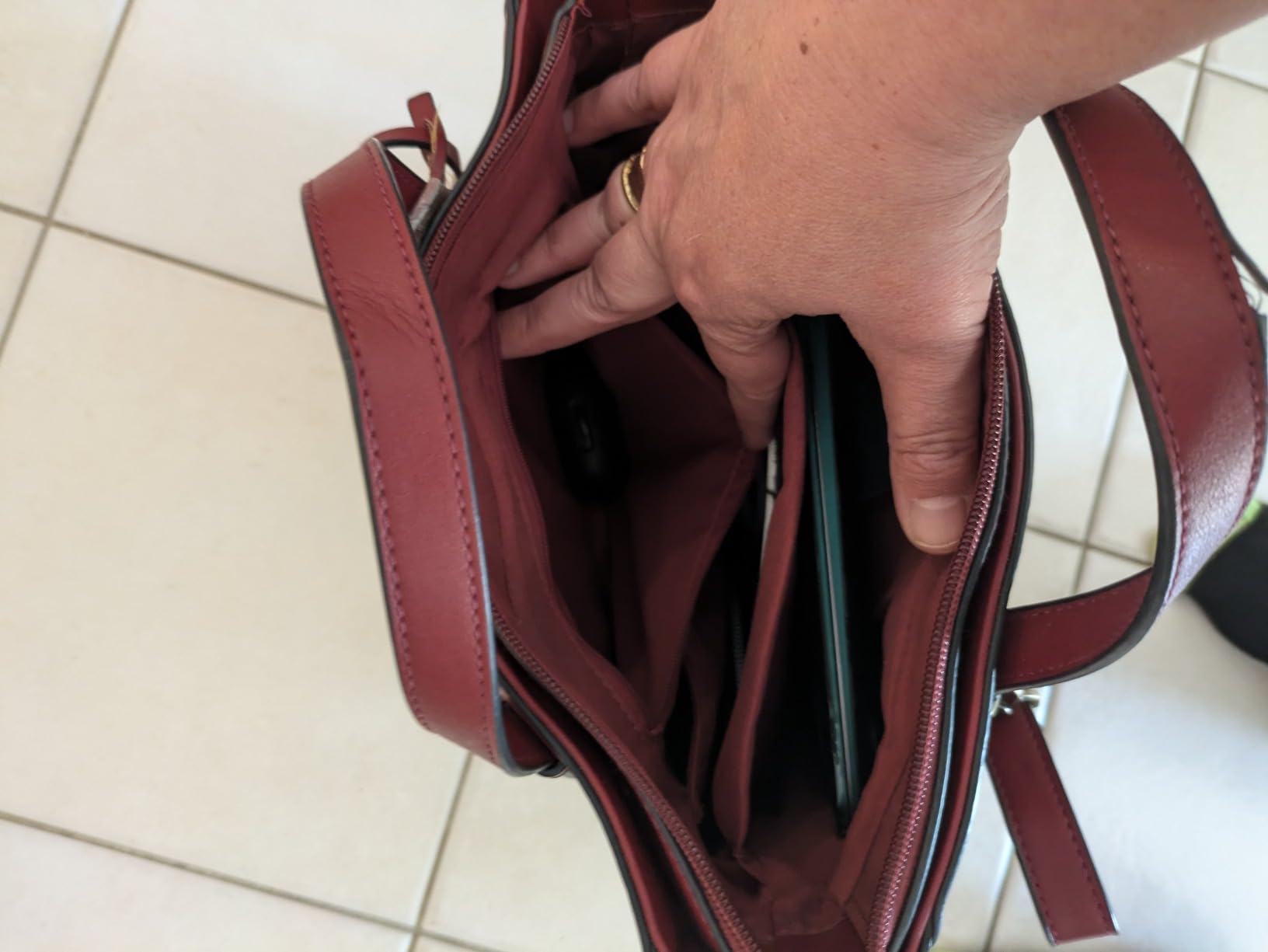 Tote Bag Convertible Backpack for Women Vegan Leather Handbag Multifuction Shoulder Bag customer photo 2