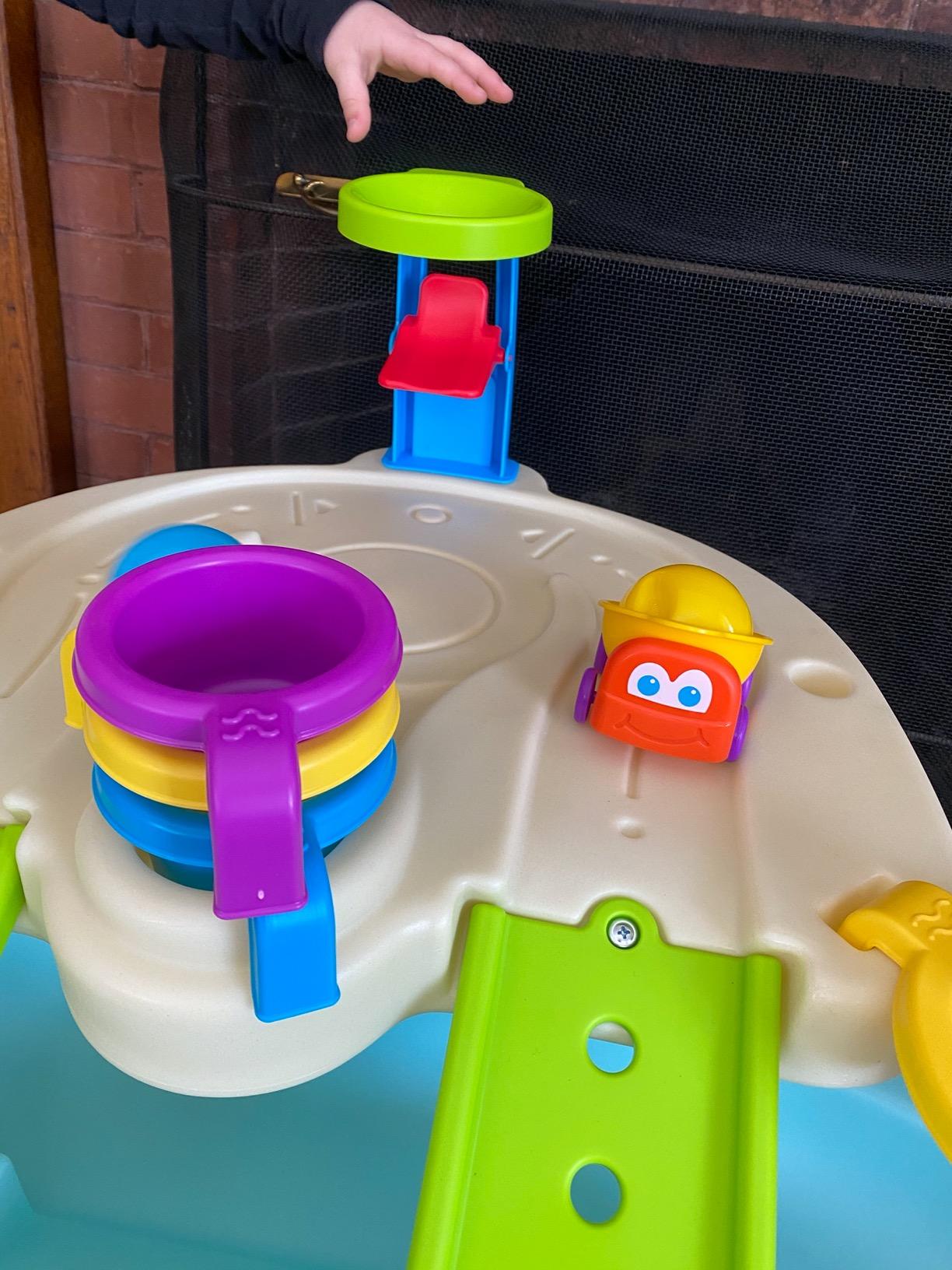 Step2 Ball Buddies Adventure Center Water Table for Kids, Indoor and Outdoor Kids Water Sensory Table Pool, Ages 1.5+ Years Old, 23 Piece Water Toy Accessories, Blue customer photo 1