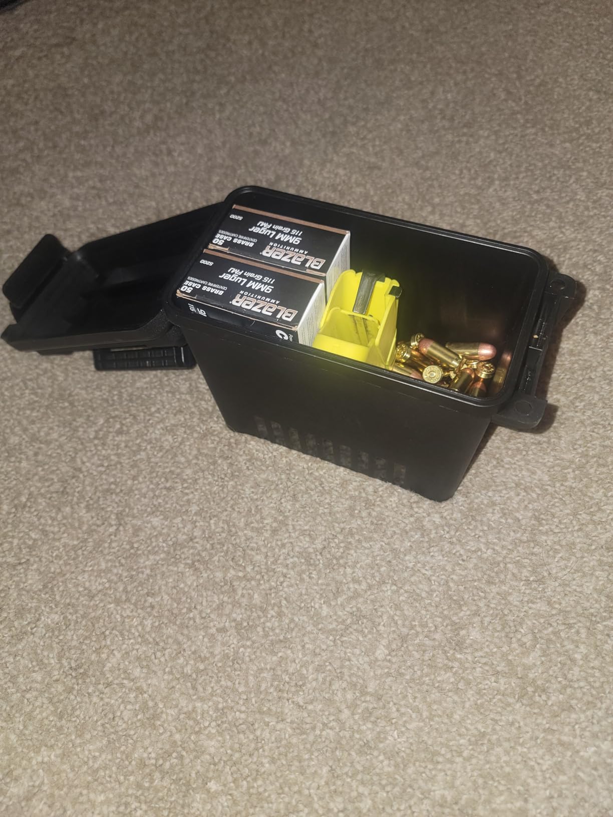 MTM AC15-72 Ammo Can Mini for Bulk Ammo, Water-Resistant Seal, Double Padlock Tabs, 12-Pound Capacity, USA Made, Dark Earth customer photo 2