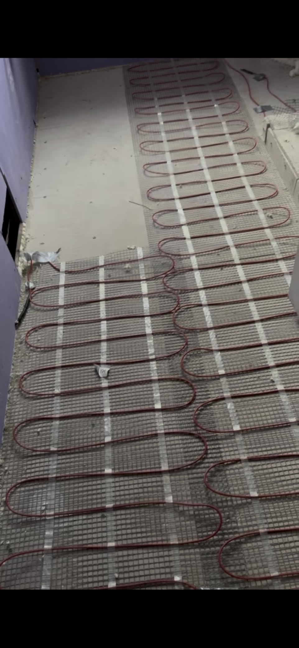 LuxHeat 20 sqft Heated Floor Mat Kit, Prog Thermostat - 120V Floor Heat | 20in x 12.2ft Self-adhesive Mat, Alarm, UDG 7-Day Prog T/Stat w/ GFCI, Sensor | Heated Floor Kit For Bathroom, Tile & More customer photo 2