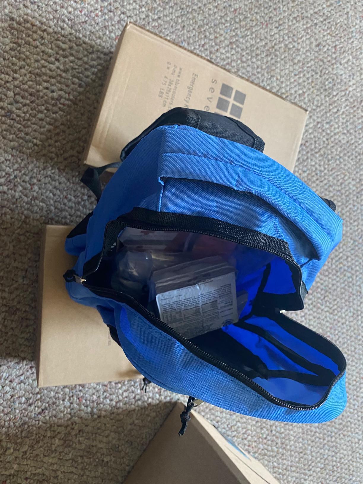 Blue Coolers Blue Seventy-Two | 72 Hour Emergency Backpack Survival Kits for 1 Person | Survival Kit for Wildfires, Earthquakes, Tornado, Hurricane, and Other Emergencies customer photo 2