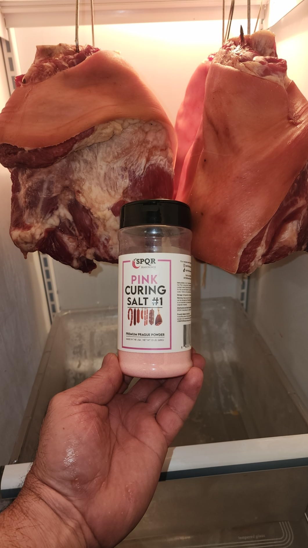 Curing Salt No.1. Quick Cure Premium Prague Powder XL 1.5 Pound Bottle by SPQR Seasonings customer photo 2