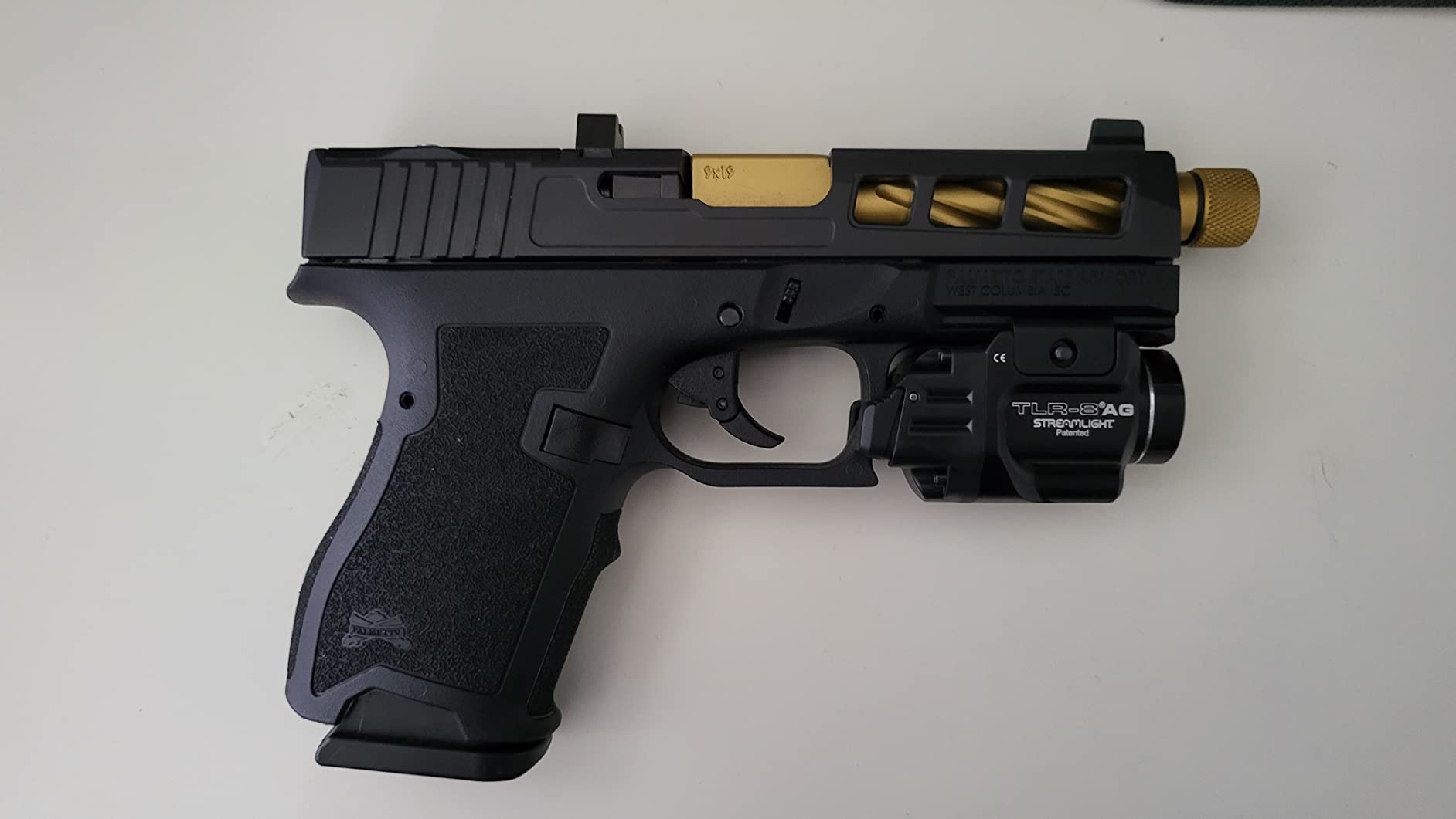 Streamlight 69434 TLR-8A G Flex 500-Lumen Low Profile Pistol Light with Integrated Green Aiming Laser for Select Handguns, Includes Rear Switches, Mounting Kit, and Keys, Black customer photo 2