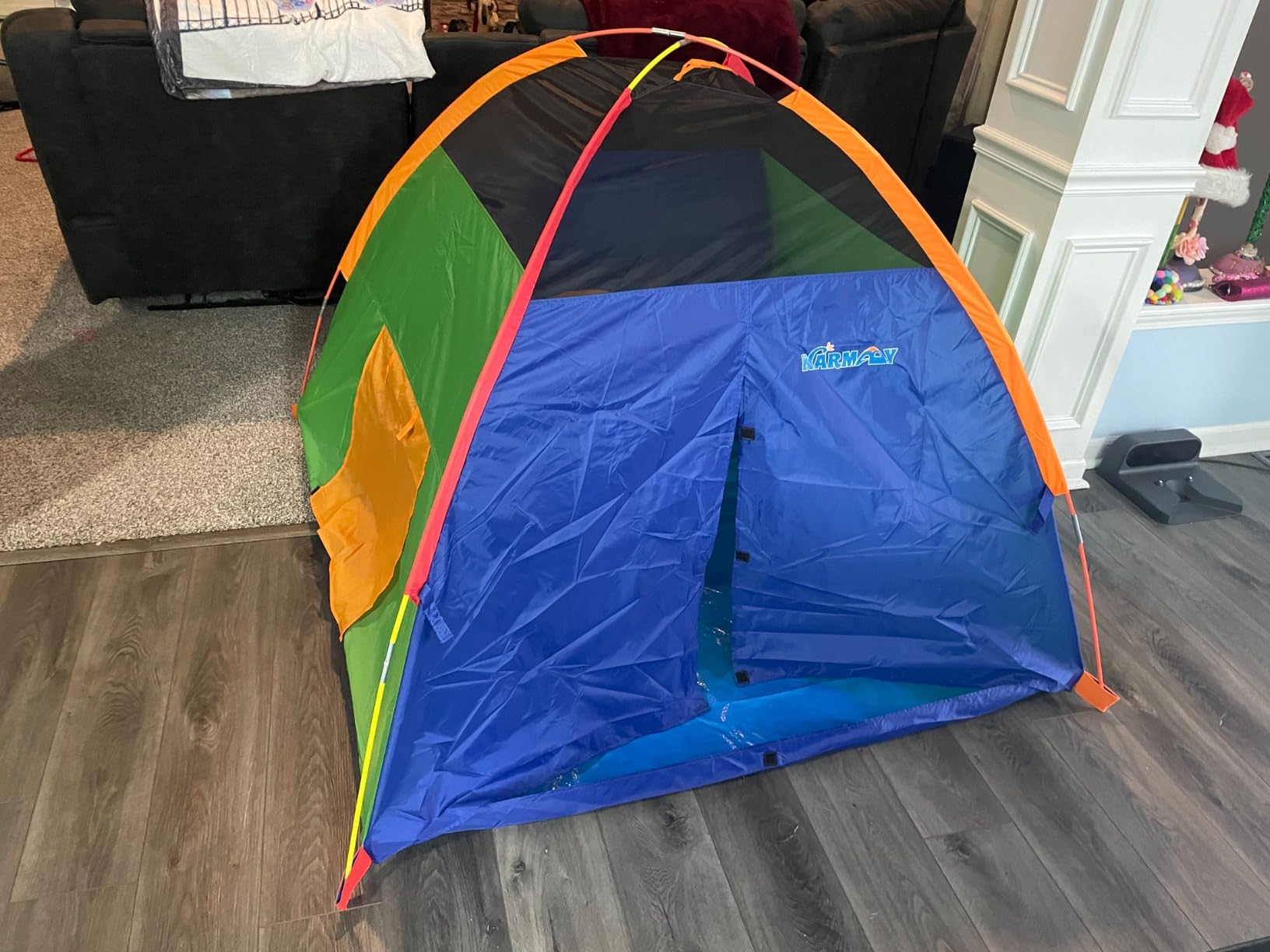 NARMAY Play Tent Easy Fun Dome Tent for Kids Indoor/Outdoor Fun - 60 x 60 x 44 inch customer photo 2