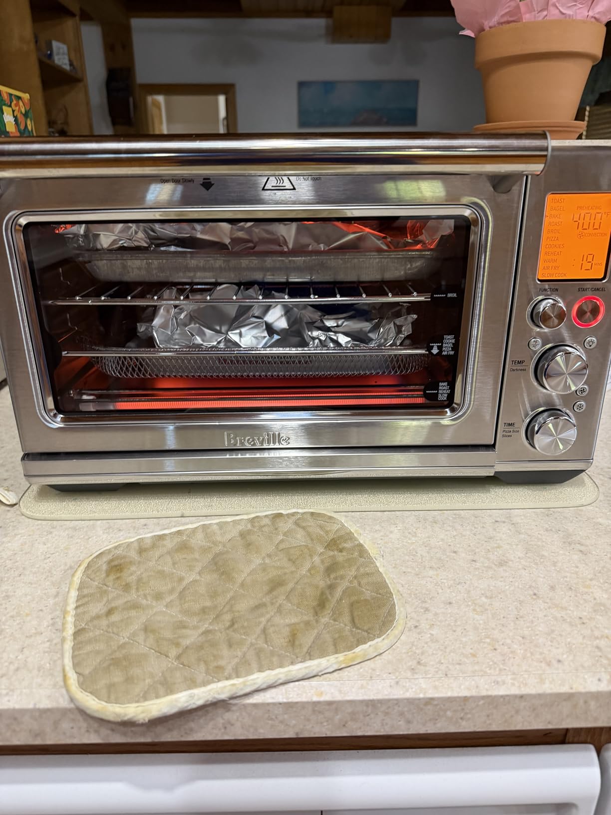Breville BOV860BSS Smart Oven Air Fryer, Brushed Stainless Steel | Countertop oven with 11 cooking functions and convection customer photo 2
