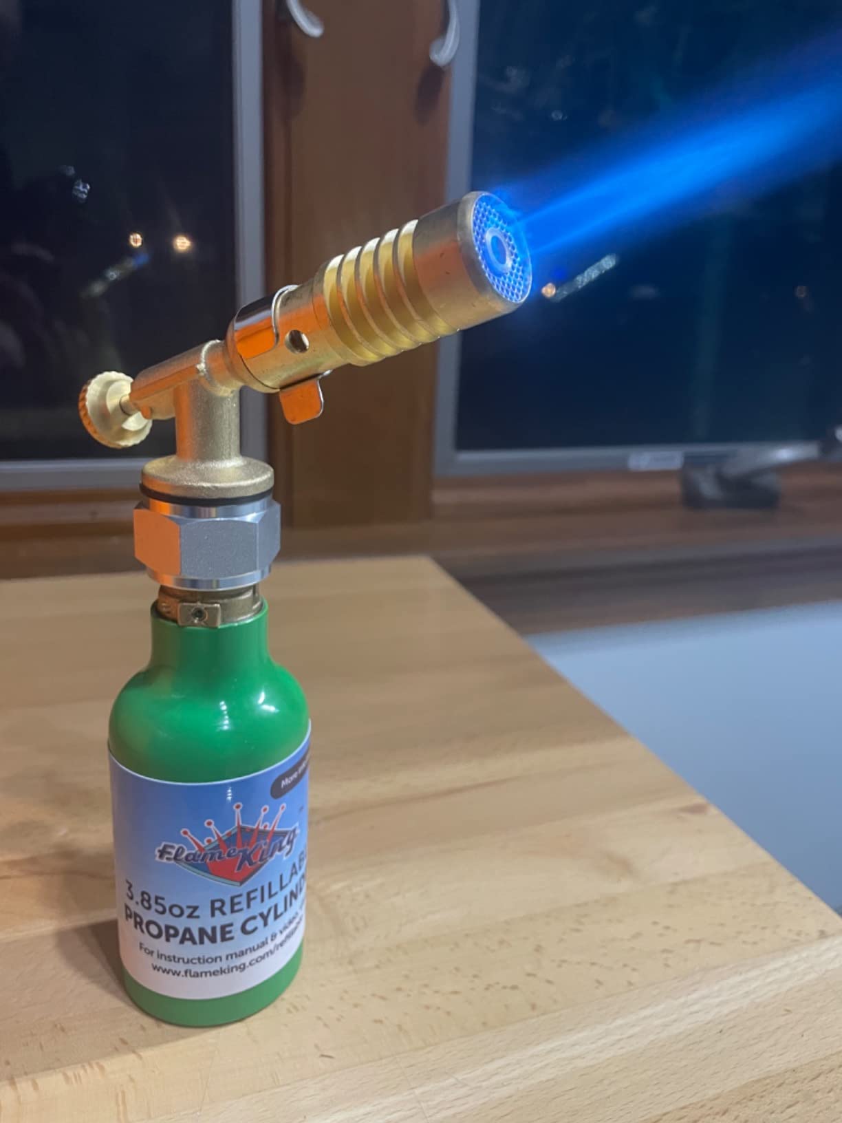 Welding Torch Fueled By MAPP and Propane Gas For Soldering, Glass Blowing, Jewelry customer photo 2
