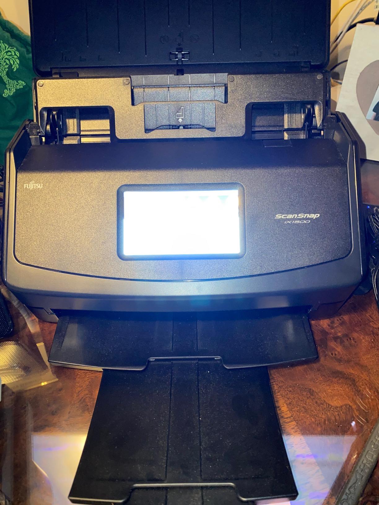 Fujitsu ScanSnap iX1500 Color Duplex Document Scanner with Touch Screen for Mac or PC, Black customer photo 2