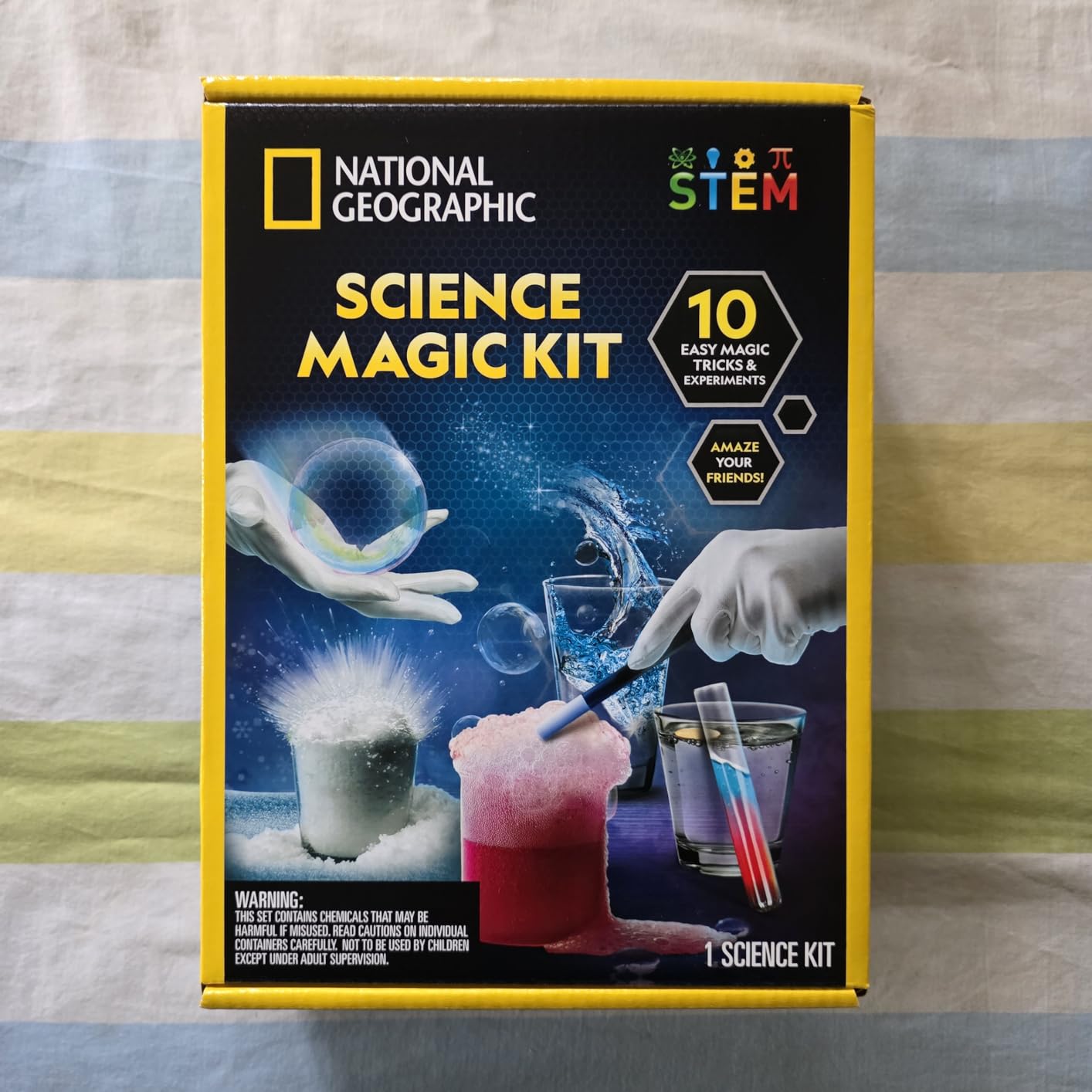 National Geographic Magic Chemistry Set with 10 Tricks for Kids Ages 8-12 | Science Experiments, STEM Projects, Science Toys, Hands-On Learning, Magic Tricks, Birthday Gift customer photo 2