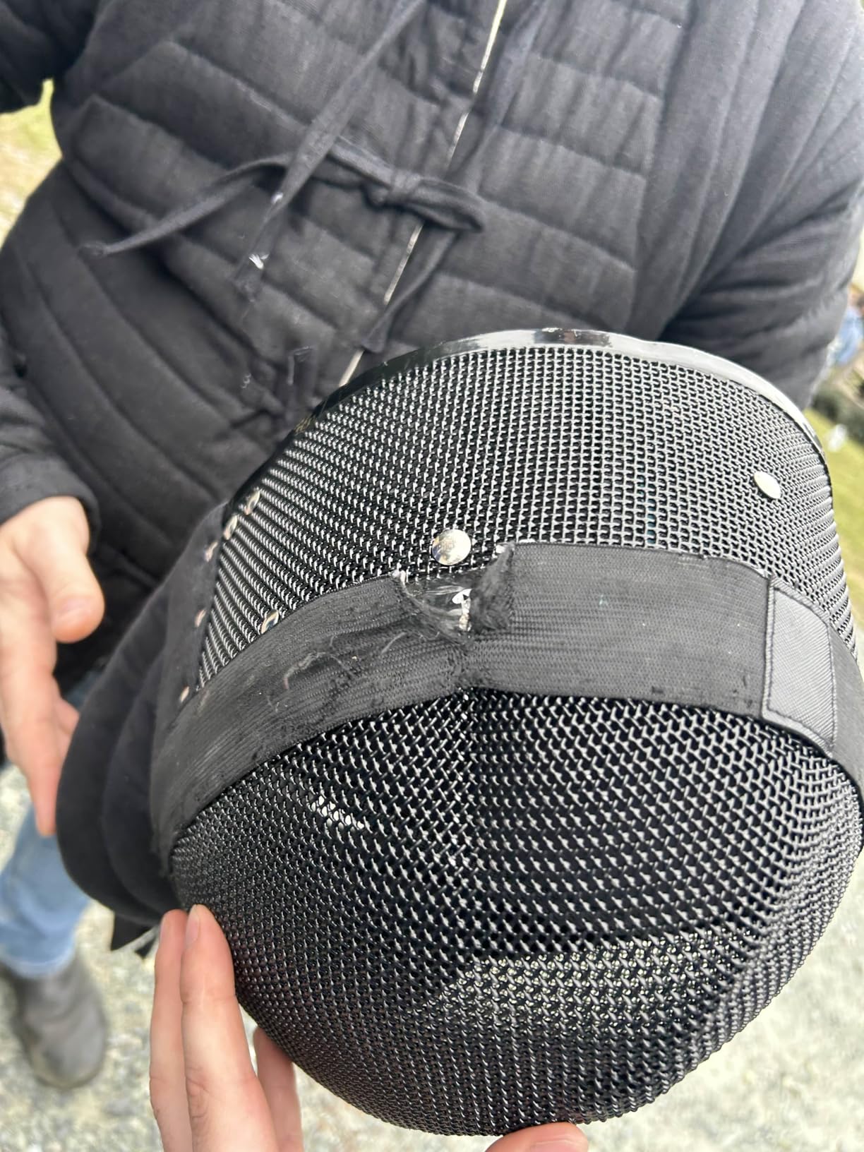 LEONARK Armoury Hema Helmet- Fencing Coach Mask - CE 350N Certified National Grade Masque - Fencing Protective Gear with Storage Bag customer photo 1