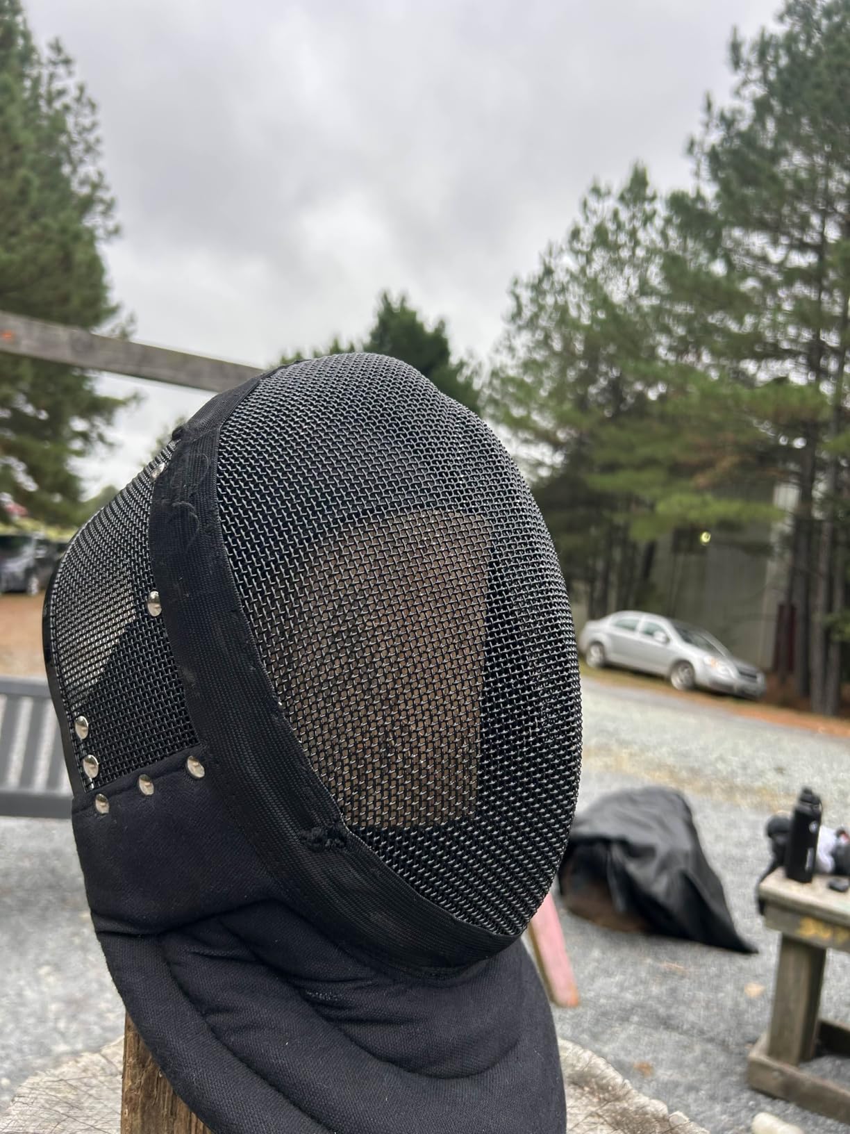 LEONARK Armoury Hema Helmet- Fencing Coach Mask - CE 350N Certified National Grade Masque - Fencing Protective Gear with Storage Bag customer photo 2