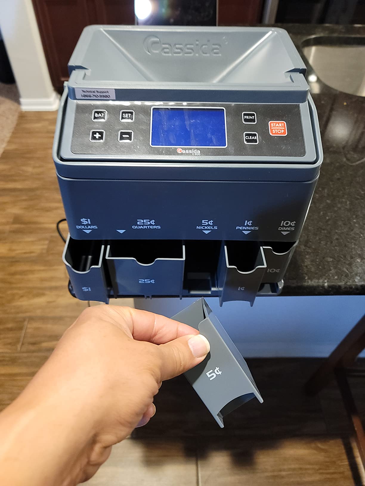 Cassida C300 Professional USD Coin Counter, Sorter and Wrapper/Roller customer photo 1