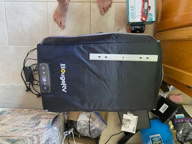 BougeRV 12V Refrigerator 53 Quart, Electric Car Cooler with MAX/ECO Mode | 12/24V DC, 45dB Quiet, -4~50°F, 3-level Battery Protection for Truck, RV, Camping, Use as freezer or refrigerator customer photo 1