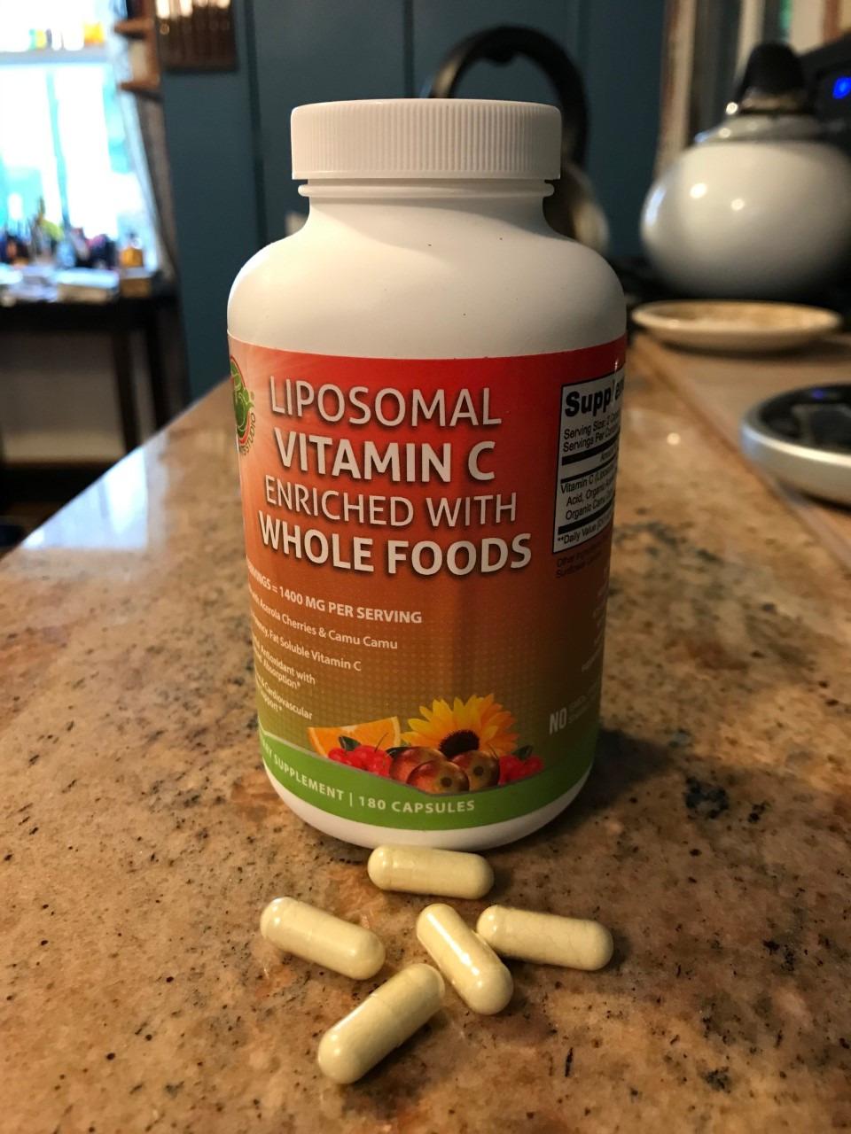 Liposomal Vitamin C Supplement 1500mg with Organic Acerola & Camu Camu | Vitamin C Capsules for Immune Support - High Potency, Enhanced Absorption & Bioavailability, Daily Antioxidant Support, 180ct customer photo 1