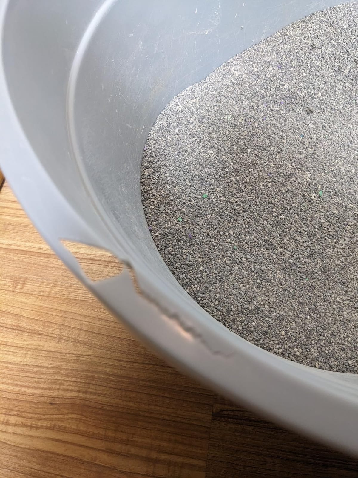 Petphabet Jumbo Hooded Cat Litter Box, Extra Large Gray customer photo 2