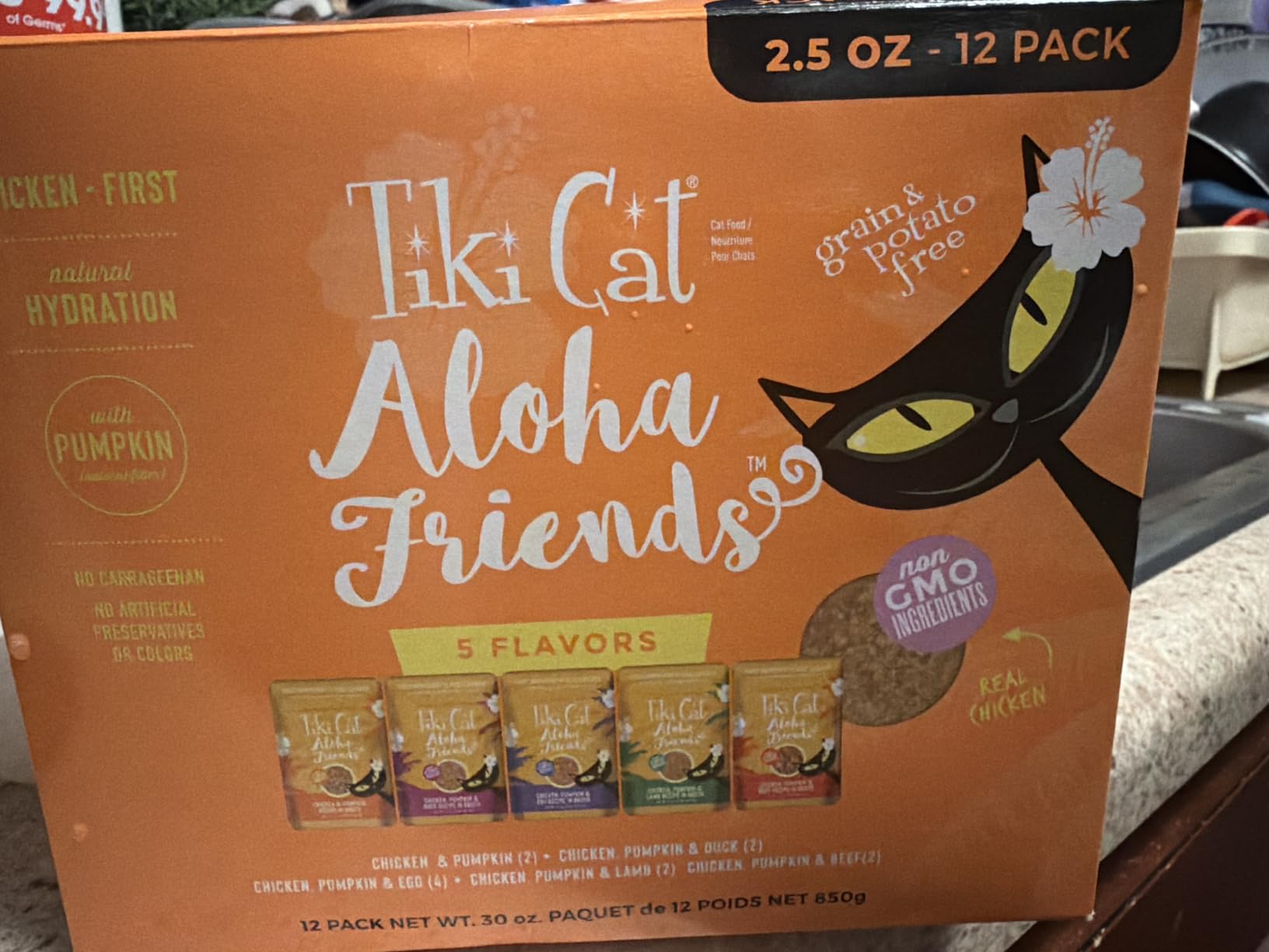 Tiki Cat Aloha Friends Wet Cat Food, Variety Pack, 2.5 oz. Pouch (12 Count) customer photo 2