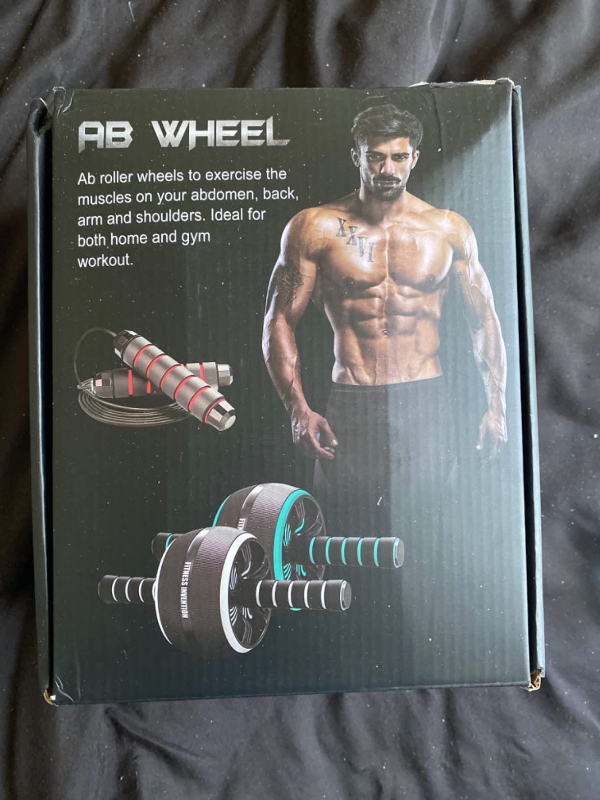 Ab Roller Wheel, 10-In-1 Ab Exercise Wheels Kit with Resistance Bands, Knee Mat, Jump Rope, Push-Up Bar - Home Gym Equipment for Men Women Core Strength & Abdominal Exercise customer photo 2