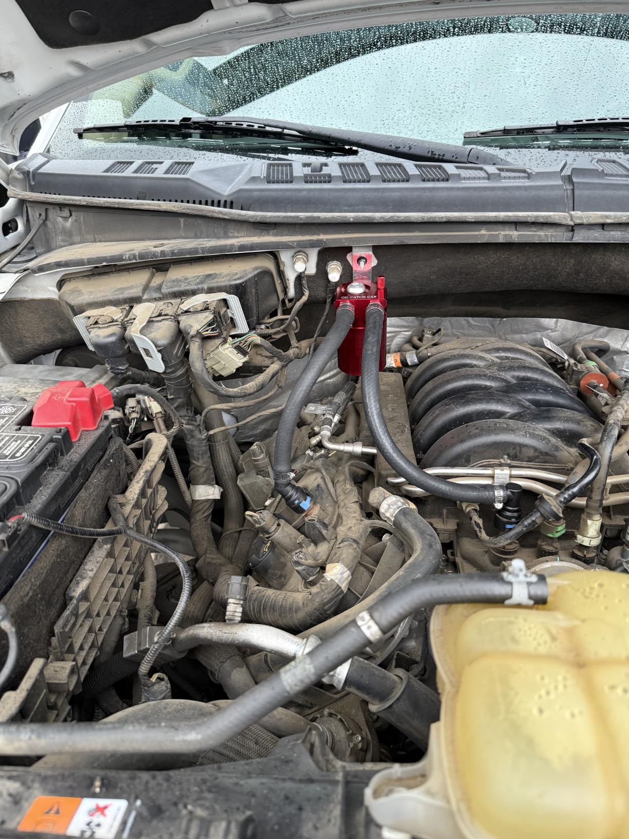 EVIL ENERGY Oil Catch Can, Universal Baffled Catch Can Kit with Breather Filter, 300ml Aluminum Air Oil Separator Tank NBR Fuel Hose Kits for PCV System customer photo 1