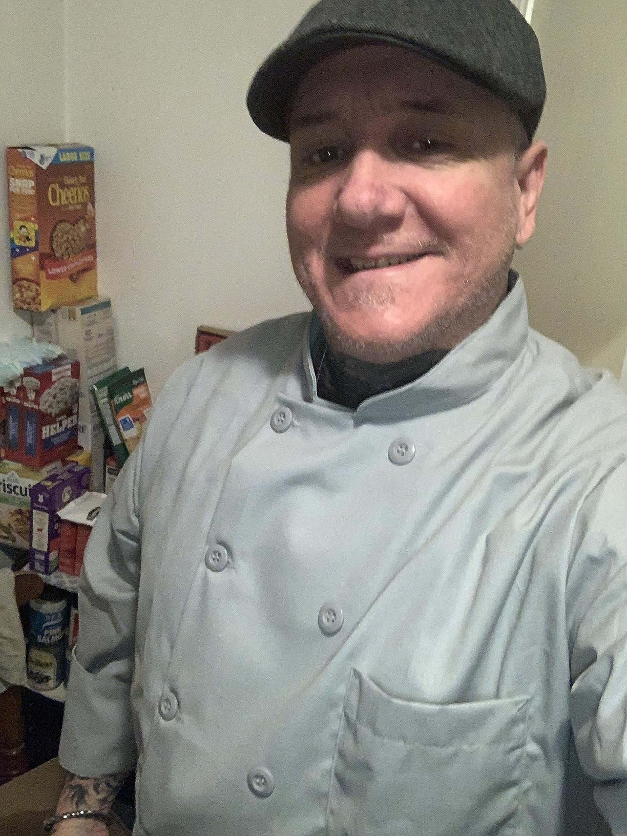 Red Kap Men's Long Sleeve Ten Button Chef Coat with Mimix and Oilblok customer photo 1