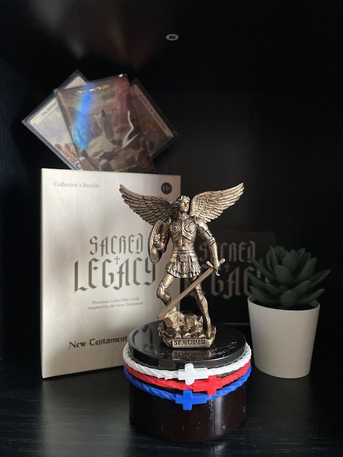 Veronese Design 4.2 Inch Archangel Saint Michael Painted Bronze Finish Religious Figurine customer photo 1