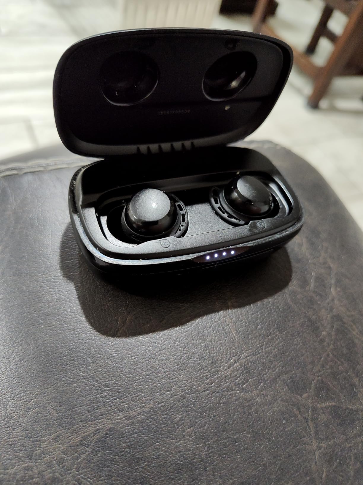 Tribit FlyBuds 3 Wireless Earbuds, 110H Playtime Bluetooth Headphones | IPX8 Waterproof, BT5.3, Deep Bass Sound Earphones, Custom EQ, Charging Case, Light Weight in-Ear Buds, Built-in Mic, Black customer photo 2
