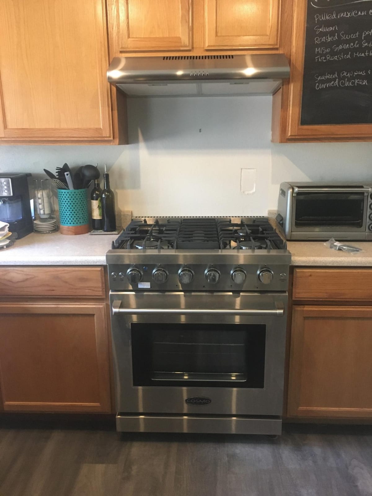 30 in. Haven Coll 4.8 cu ft 5 Burner Gas Range, Convection, Stainless Steel | Cosmo COS-EPGR304 Convection Oven, Knob LED Indicators, Mirror Finished Knobs, Storage Drawer, Liquid Propane Convertible customer photo 2