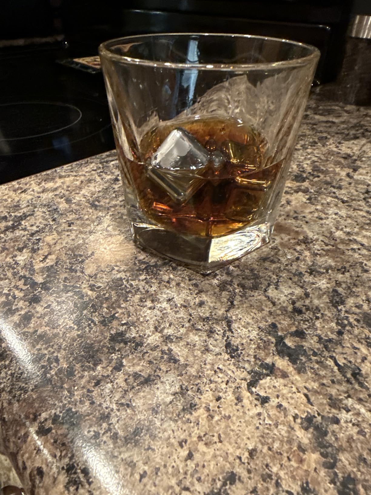 16 Pack Reusable Stainless Steel Ice Cubes for Drinks - Metal Whiskey Stones, High Cooling Technology, for Whiskey, Vodka, Liqueurs, Wine, Beverage Juice or Soda, Pack of 16 customer photo 1