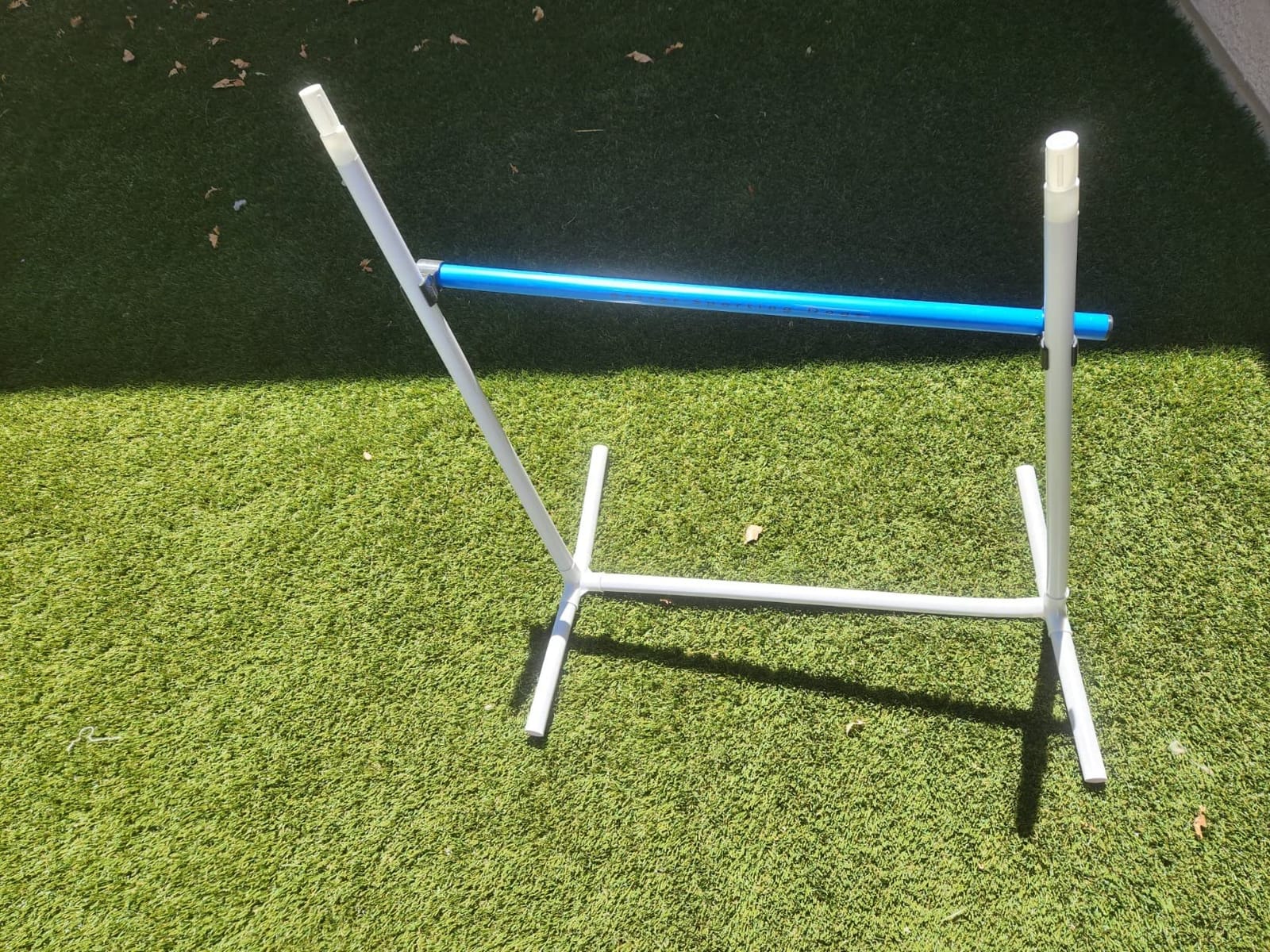 Complete Starter Agility Set for Dogs, 5 Piece | Agility Jump, Tire Jump, Weave Poles, 10' Tunnel with Sandbags, Pause Box customer photo 2
