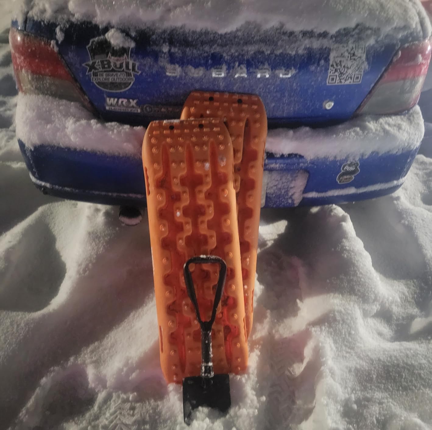X-BULL New Recovery Traction Tracks Tire Ladder for Sand Snow Mud 4WD (Orange) customer photo 1