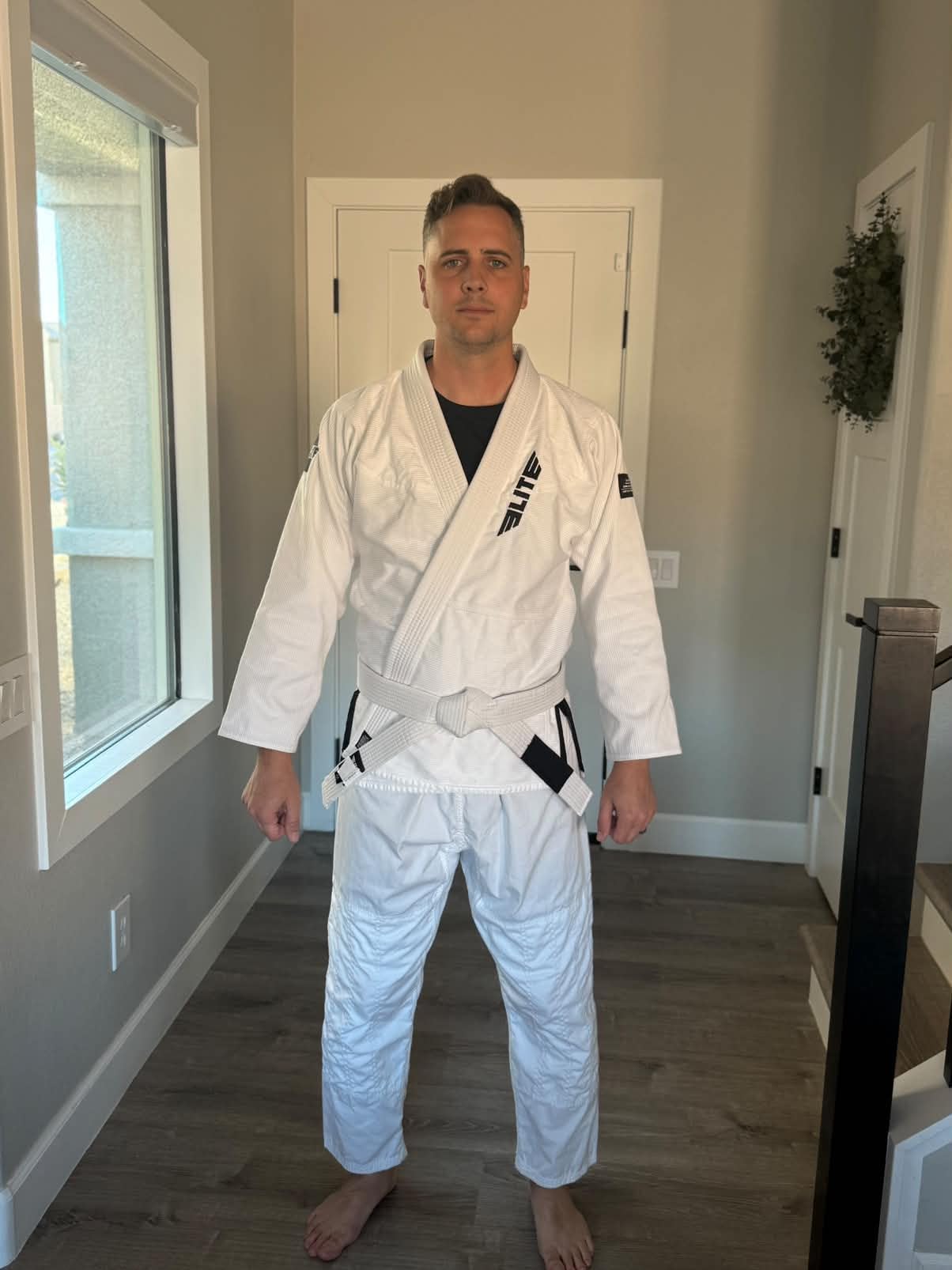 Elite Sports BJJ GI for Men IBJJF Kimono BJJ Jiujitsu GIS W/Preshrunk Fabric & Free Belt (See Special Sizing Guide) customer photo 1