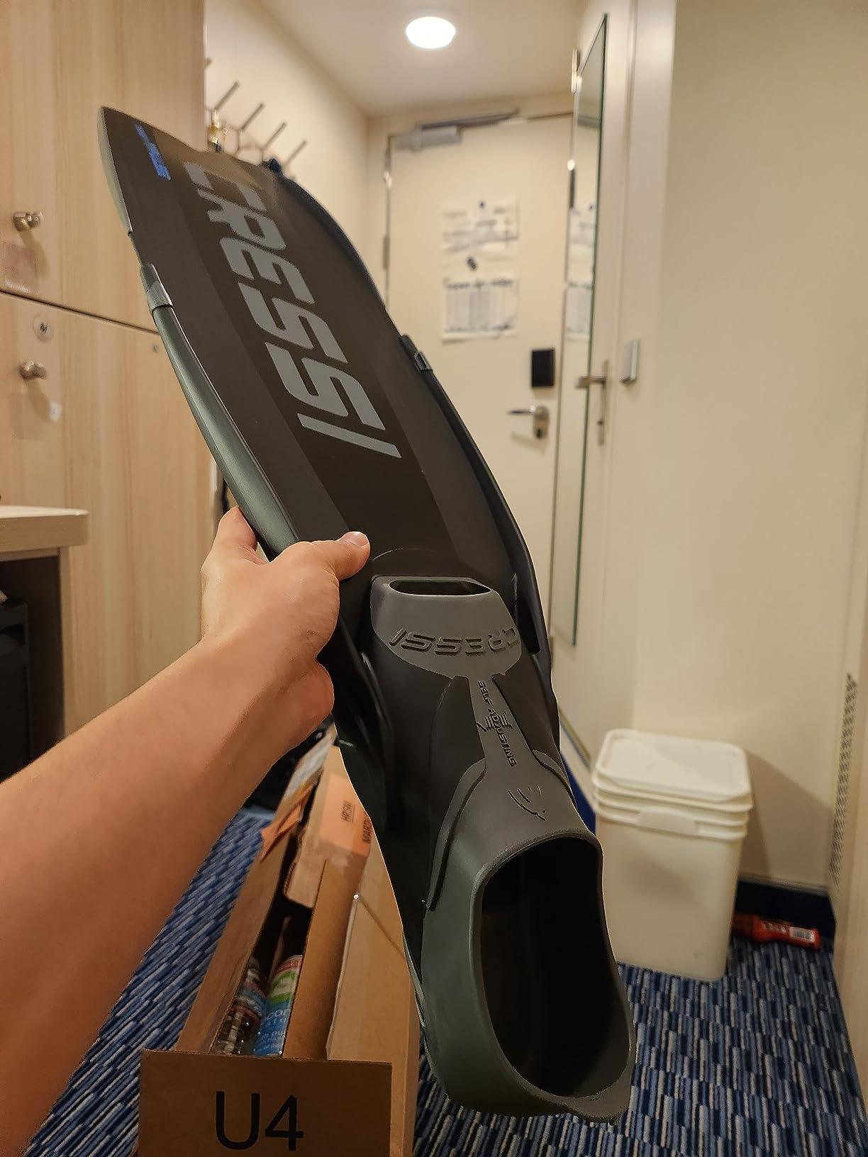 Cressi Gara Modular Impulse Fins for Freediving with Interchangeable Blades, Made in Italy customer photo 2