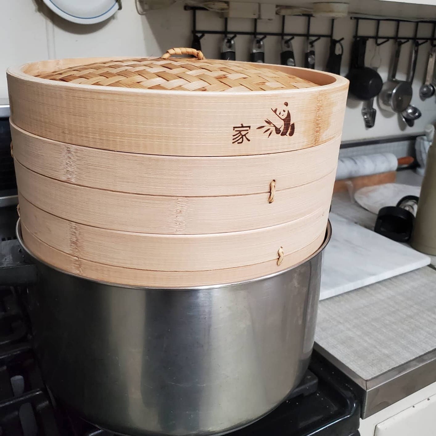 Bamboo Steamer Basket - Cook Delicious Meals with Authentic Flavor at Home customer photo 2