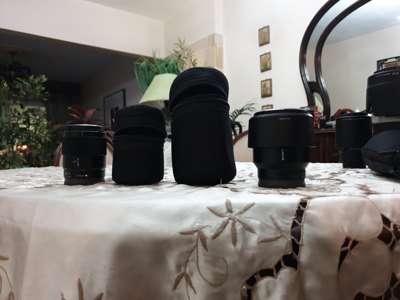 ARVOK Lens Pouch Set, Water Resistant Protective Lens Cases for DSLR Camera Lens, 4 Size Thick Camera Lens Bag for Nikon, Tamron, Sigma, Pentax, Sony, Olympus, Panasonic customer photo 1