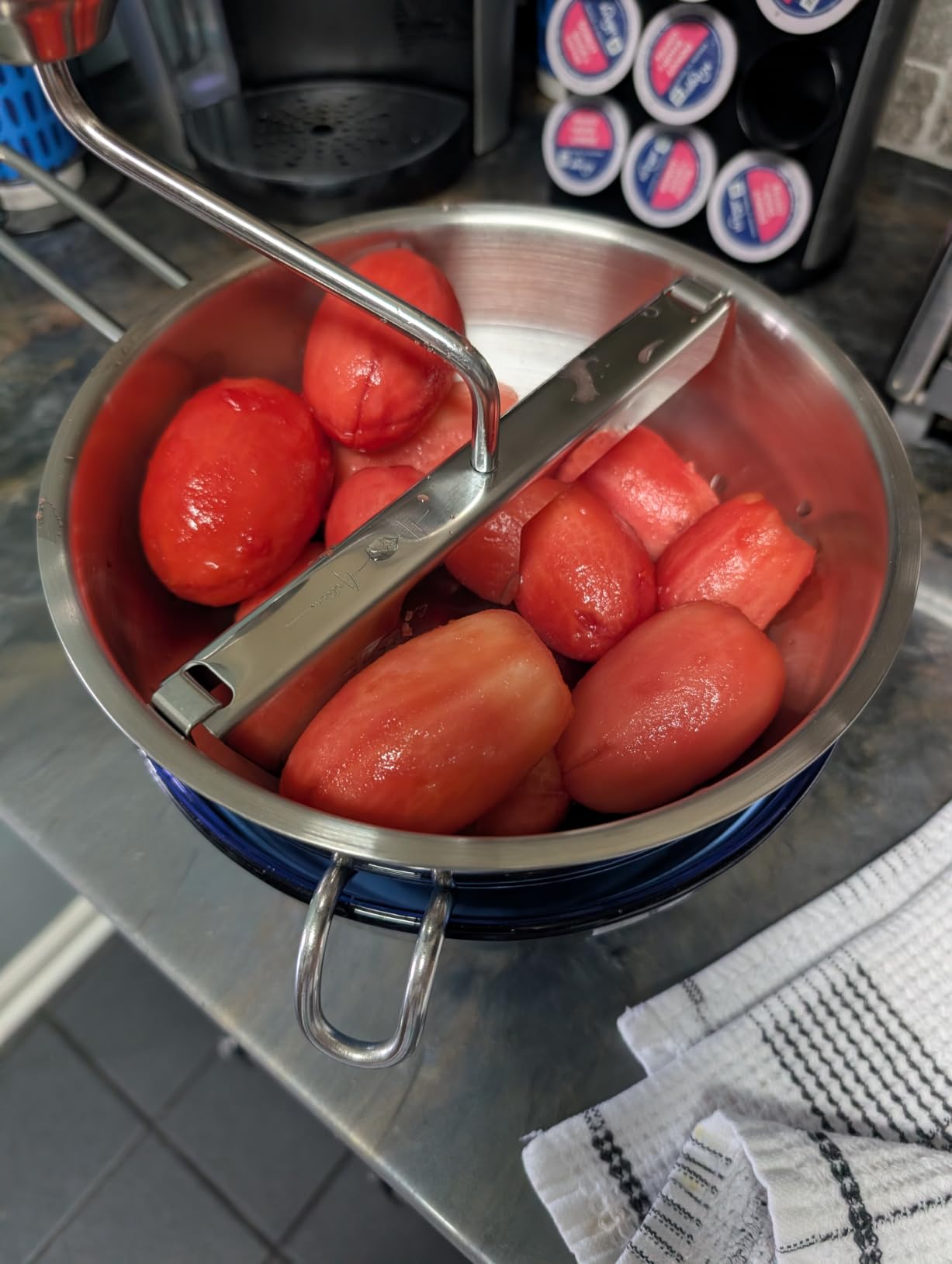 Stainless Steel Food Mill with 3 Discs - Ergonomic Rotary Hand Crank for Tomato Sauce, Applesauce, Baby Food, Mashed Potatoes, Puree & Canning customer photo 2
