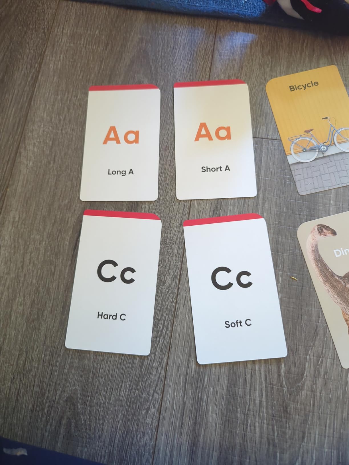 Award-Winning Flash Cards for Preschool & Kindergarten - 5-Deck Set, 180 Jumbo Cards - Learn Alphabet, Numbers, Colors, Shapes, First Words, Opposites & Rhyming - for Kids Ages 3-5 customer photo 1