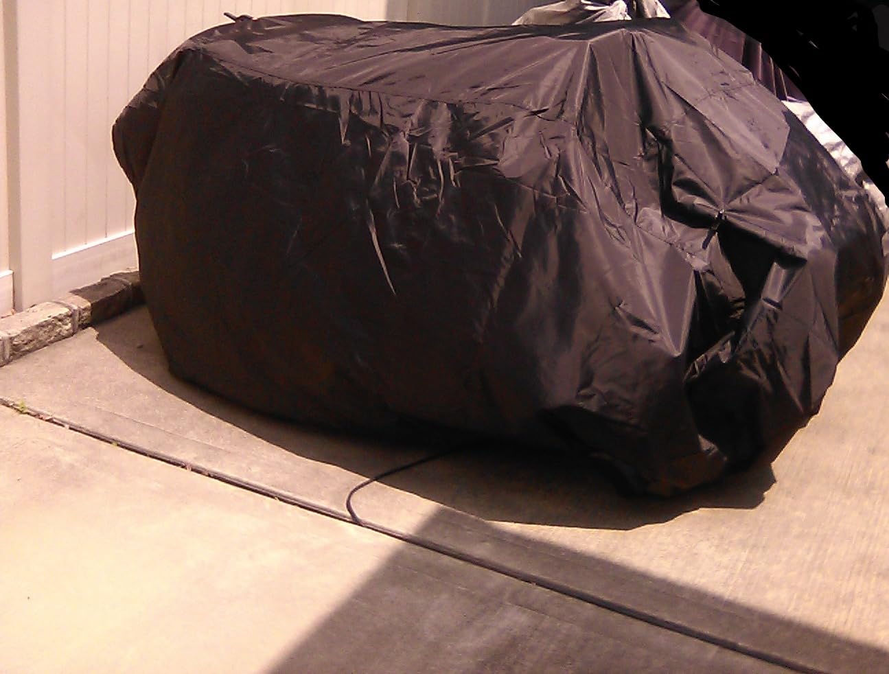Szblnsm ATV Cover. 420D Heavy Duty Tear-Resistant Fabric. Quad Cover for Kawasaki, Arctic Cat, Honda, Polaris, Yamaha, and More. Protection Against Water, Wind, UV. 4 Wheeler Accessories customer photo 2